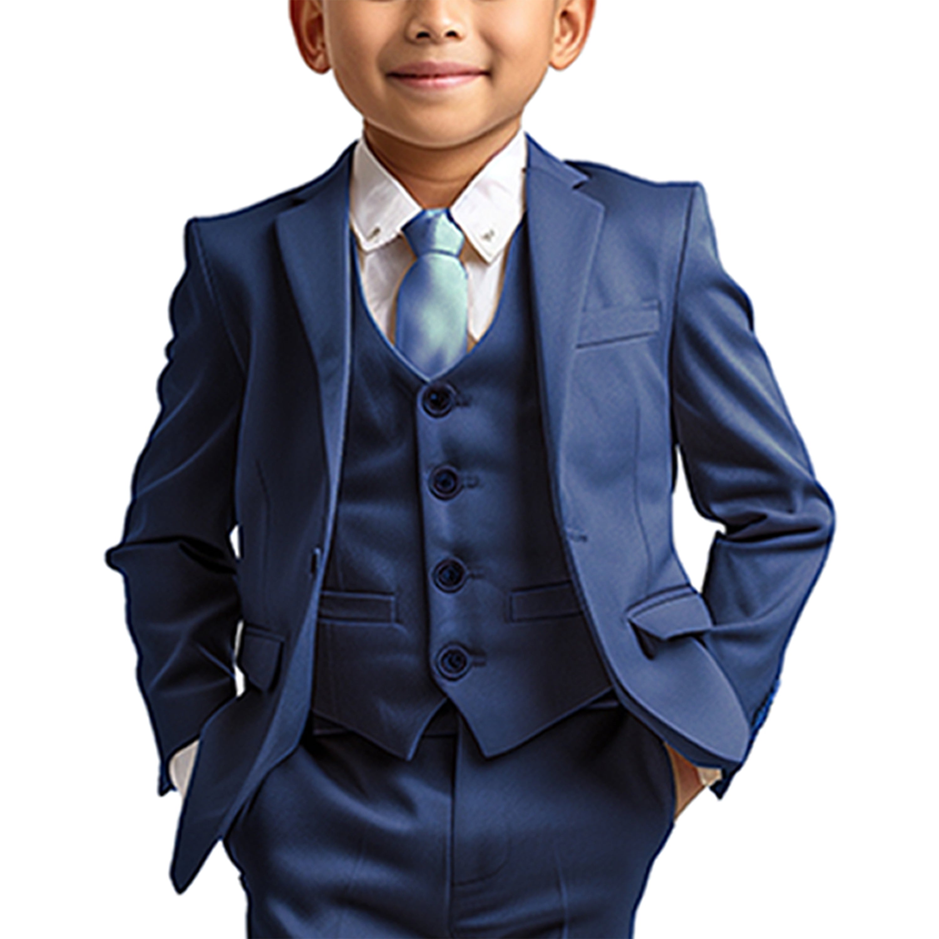 Solid Boys Suit Separates By Zegarie