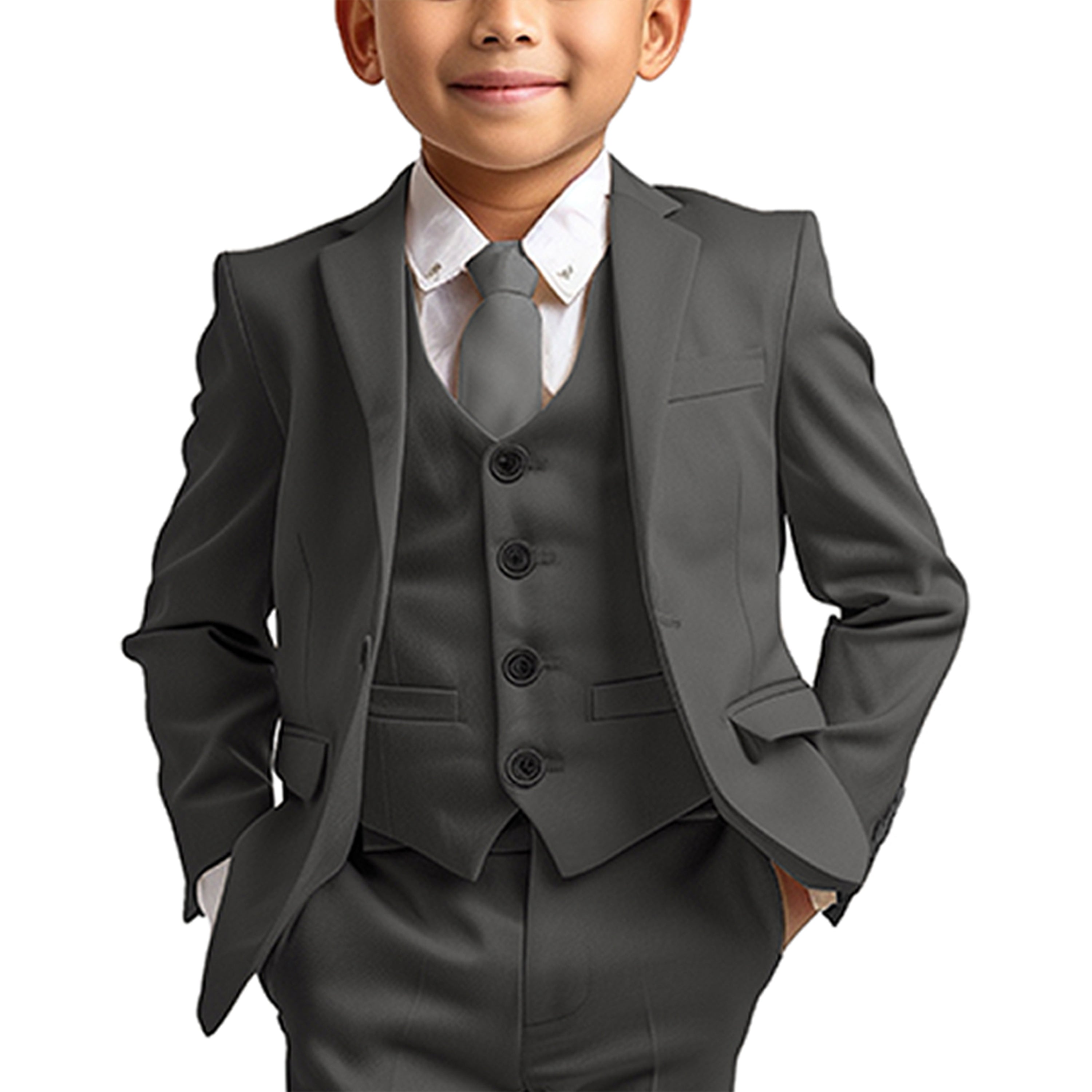 Solid Boys Suit Separates By Zegarie