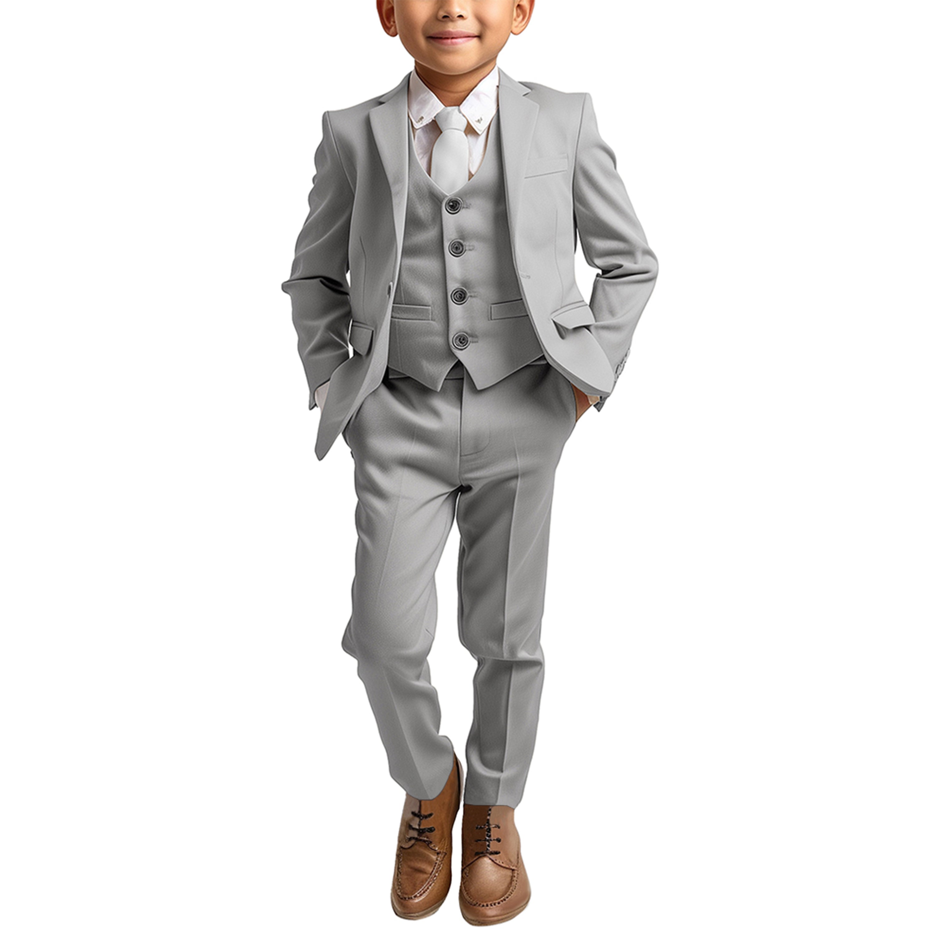 Solid Boys Suit Separates By Zegarie