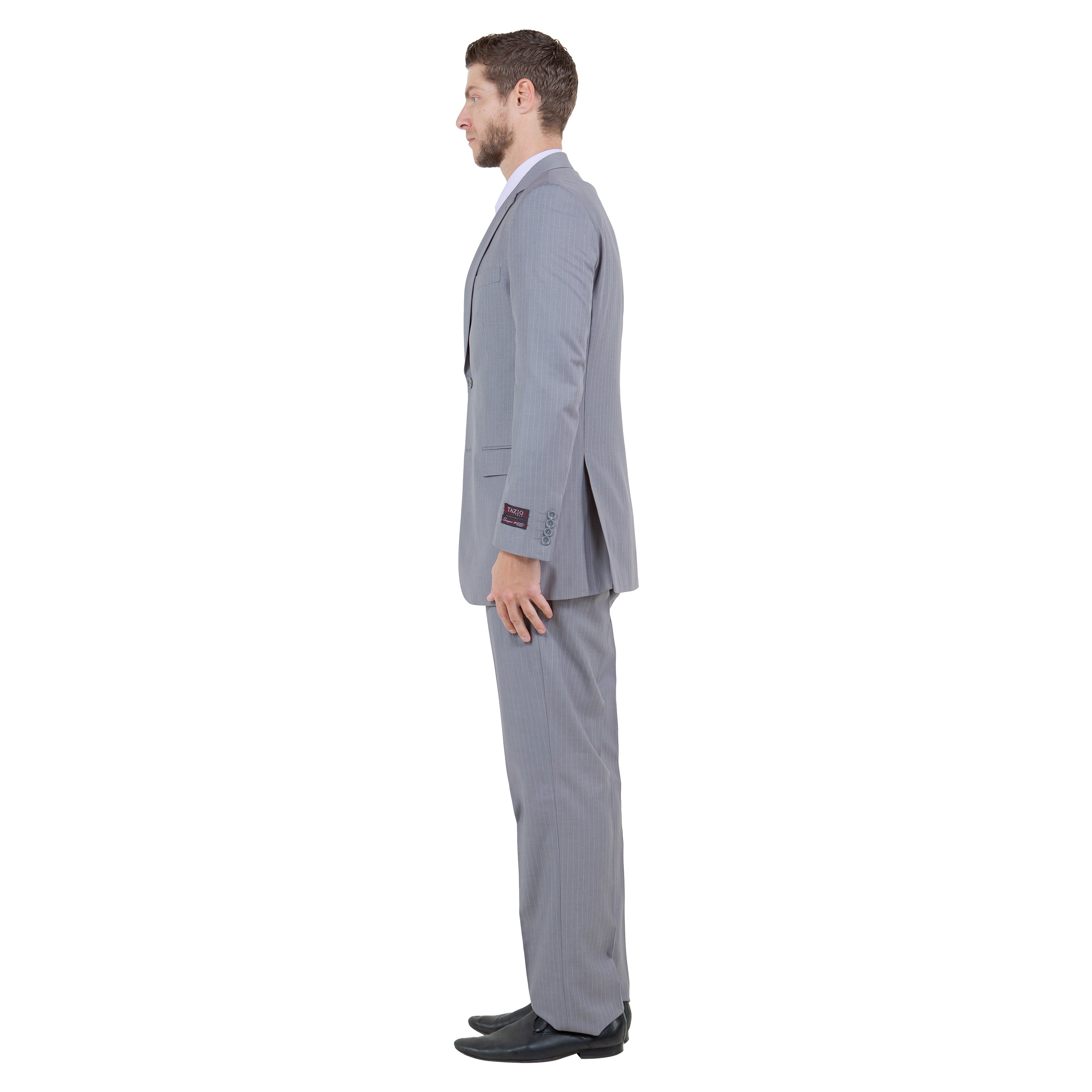 Men's Modern-Fit 3pc Pinstripe Suit, Notch Lapel