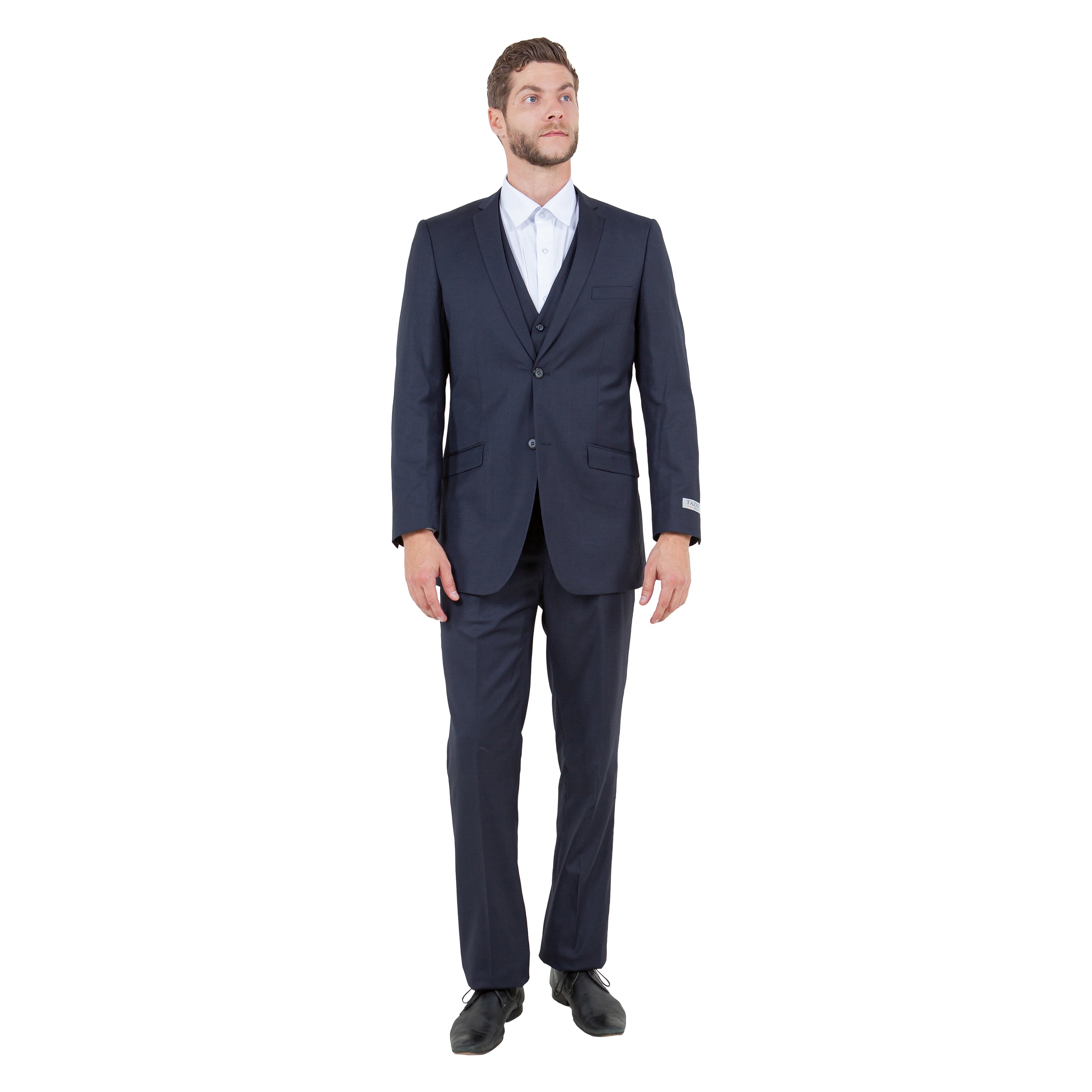 Men's Slim-Fit 3pc Suit, Notch Lapel