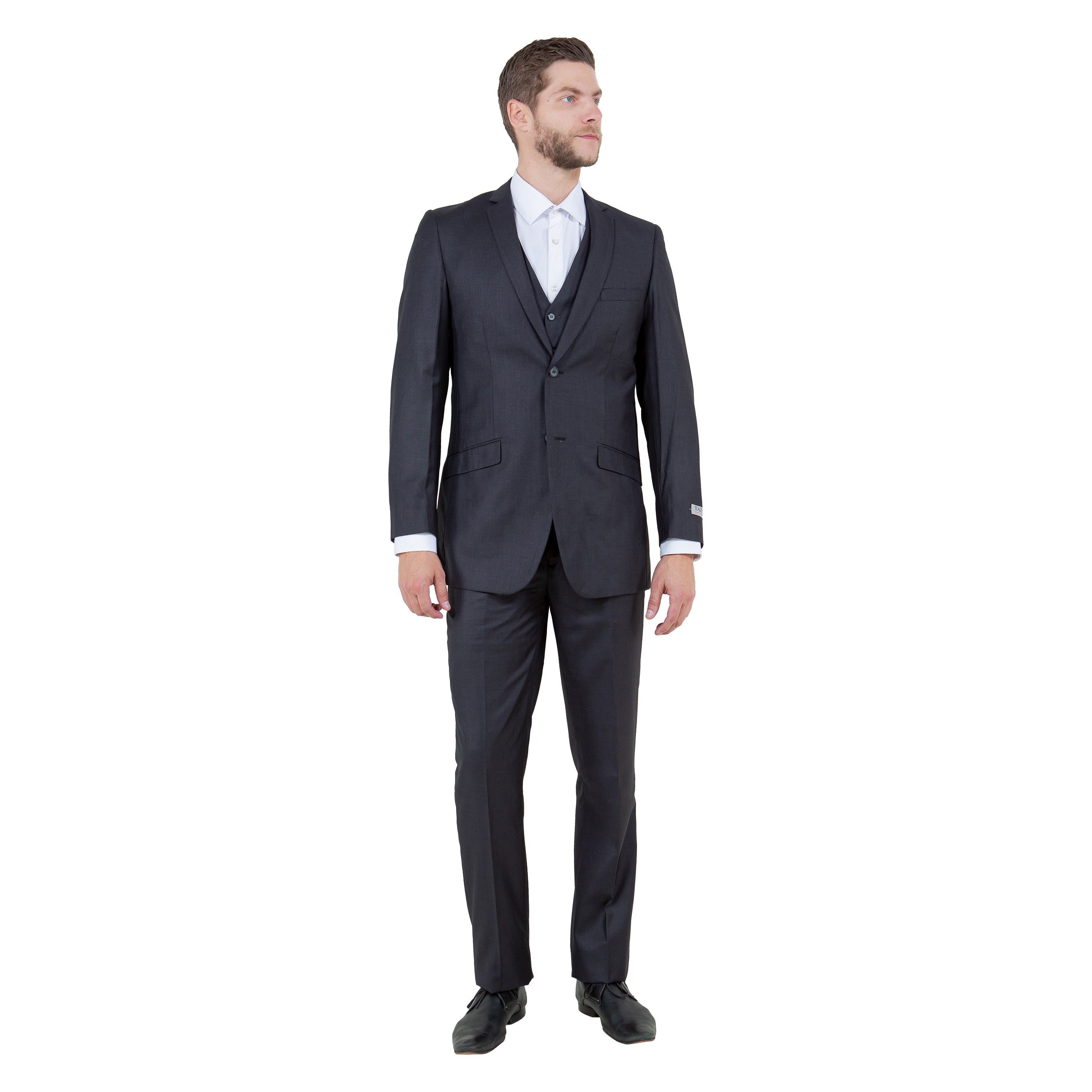 Men's Slim-Fit 3pc Suit, Notch Lapel