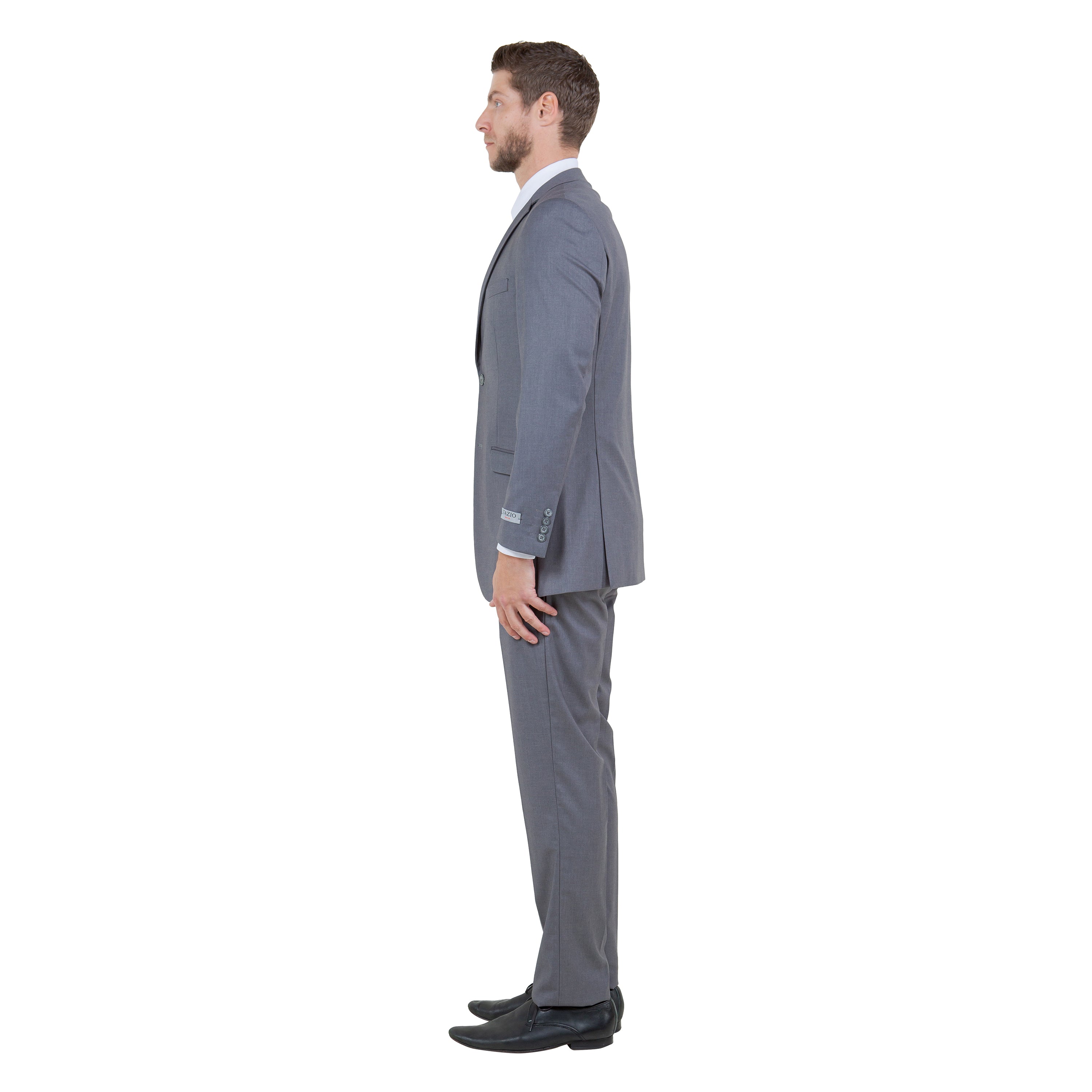 Men's Slim-Fit 3pc Suit, Notch Lapel