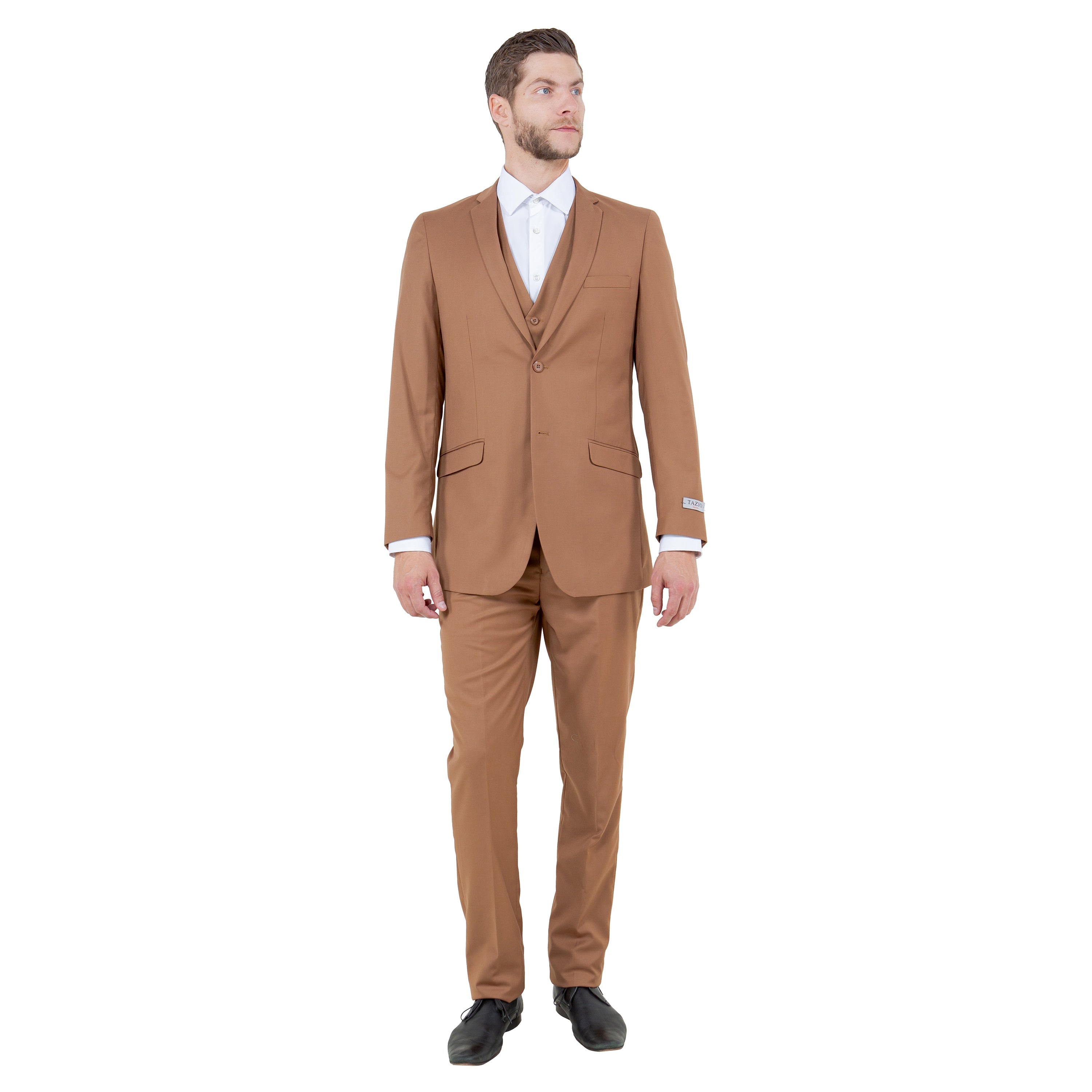 Men's Slim-Fit 3pc Suit, Notch Lapel