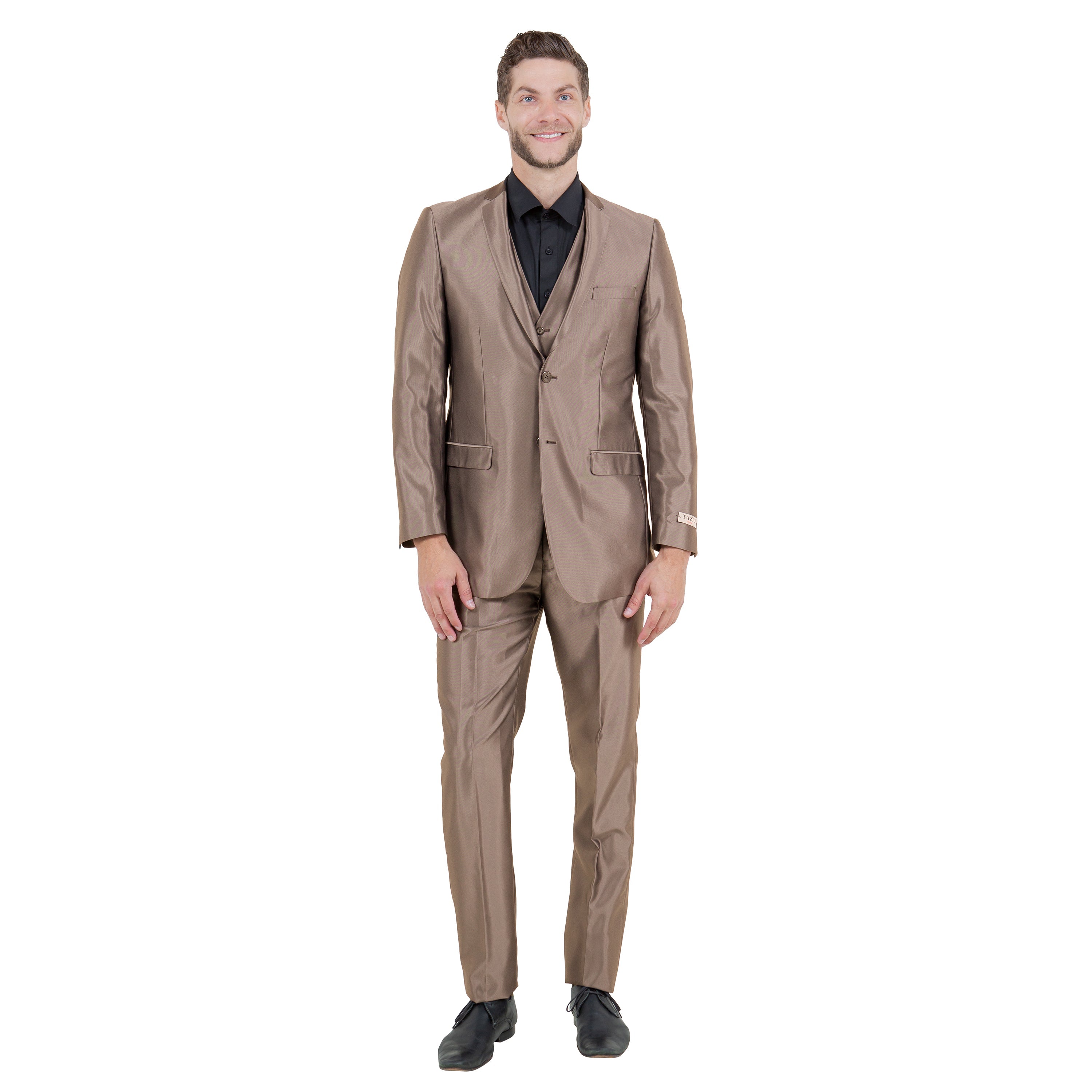 Men's Sharskin Slim-Fit 3-Piece Suit