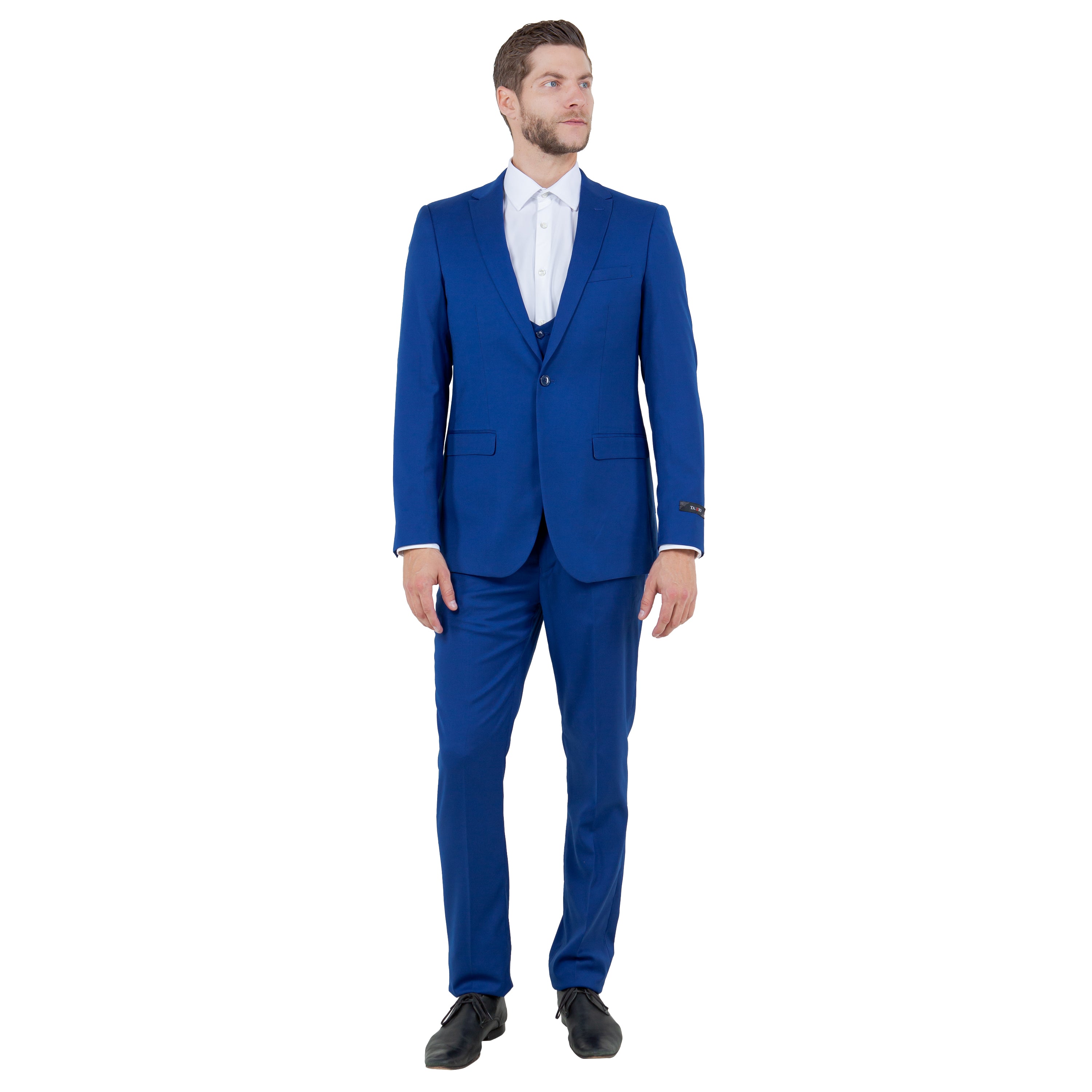 Indigo Men's Ultra Slim-Fit 3pc Suit w/ Expandable Waistband