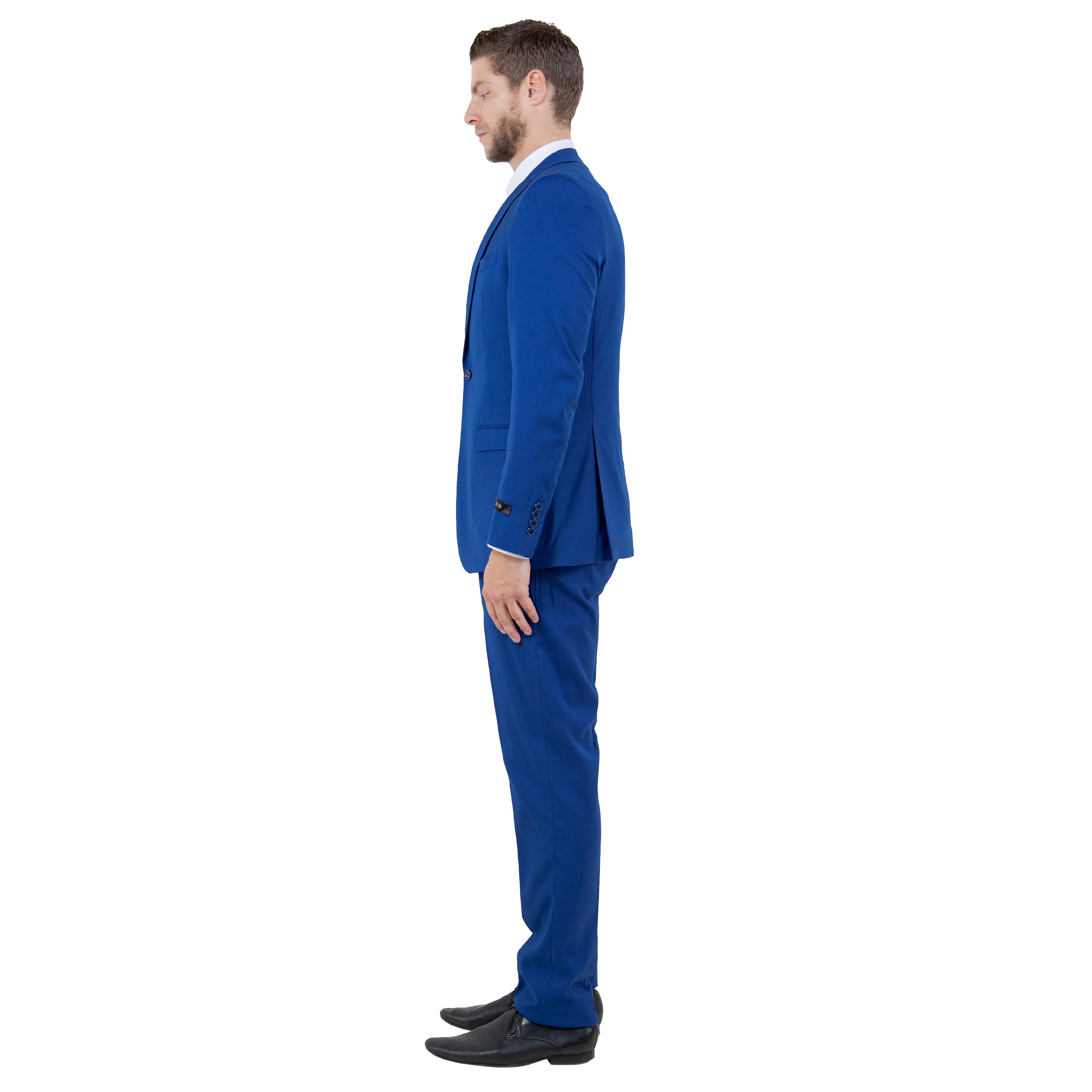 Indigo Men's Ultra Slim-Fit 3pc Suit w/ Expandable Waistband