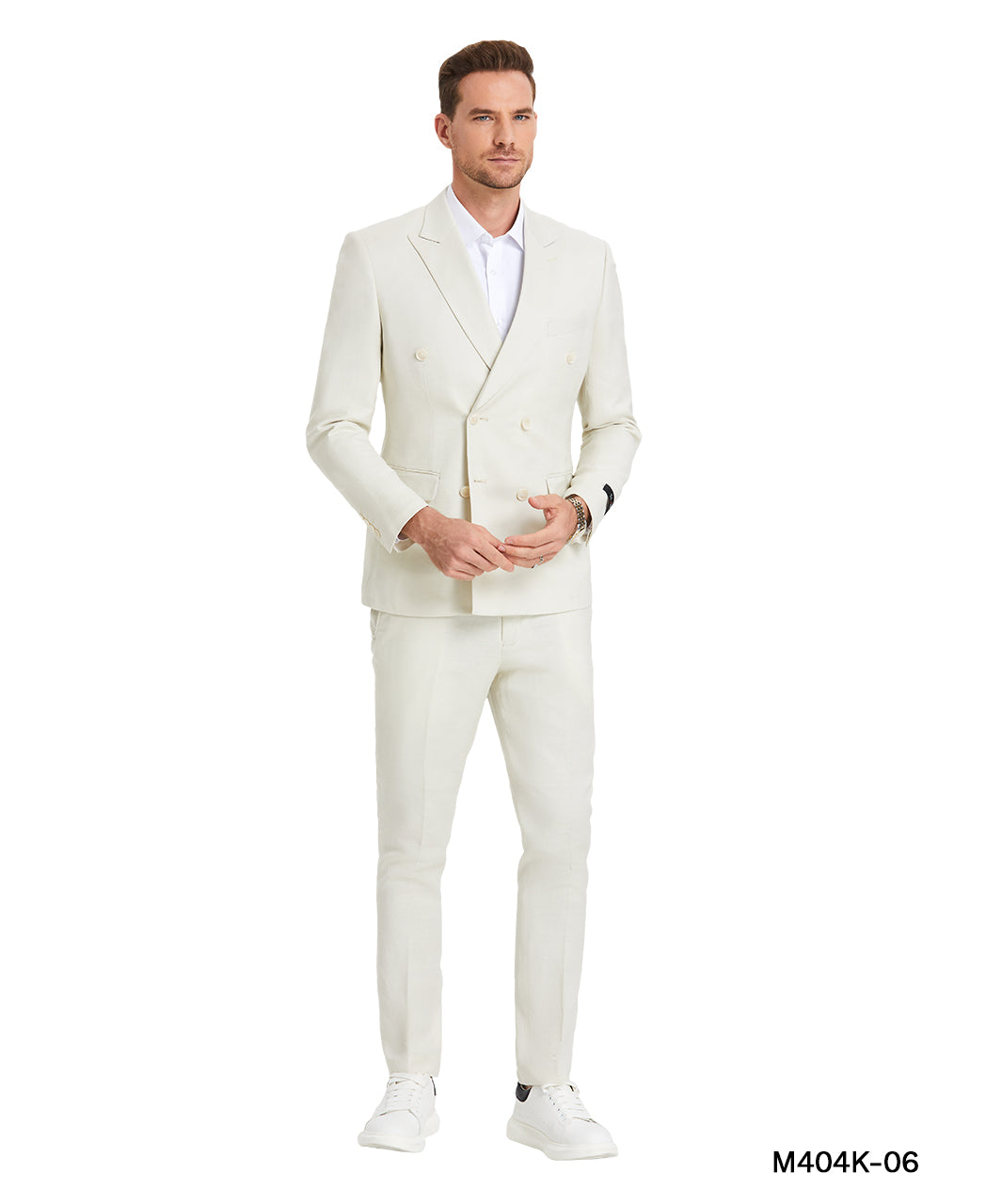 2 PC Double Breasted Solid Suit