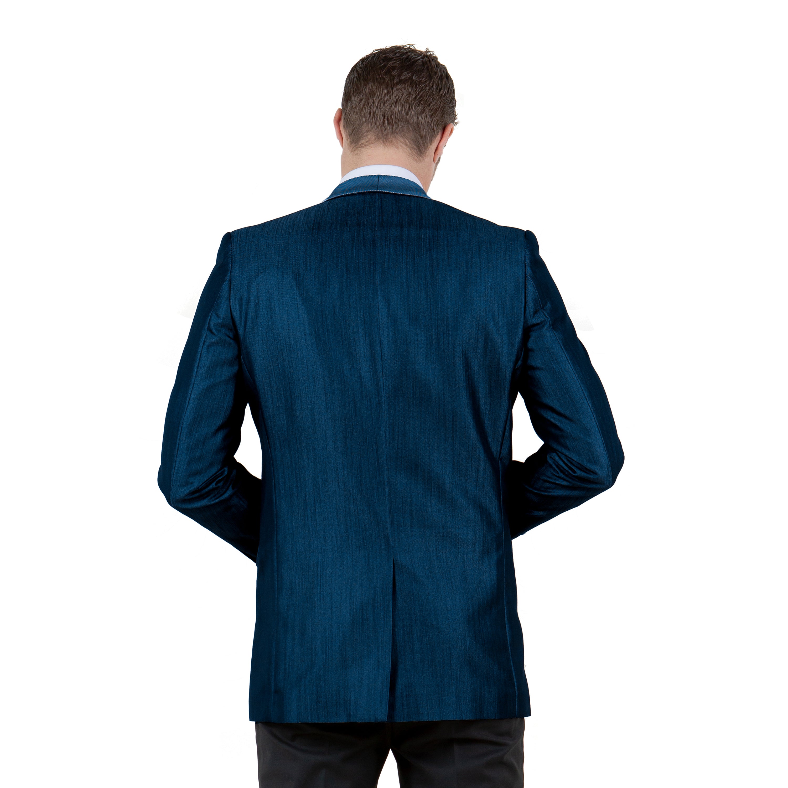 Men's Satin Textured Sport Coat Only