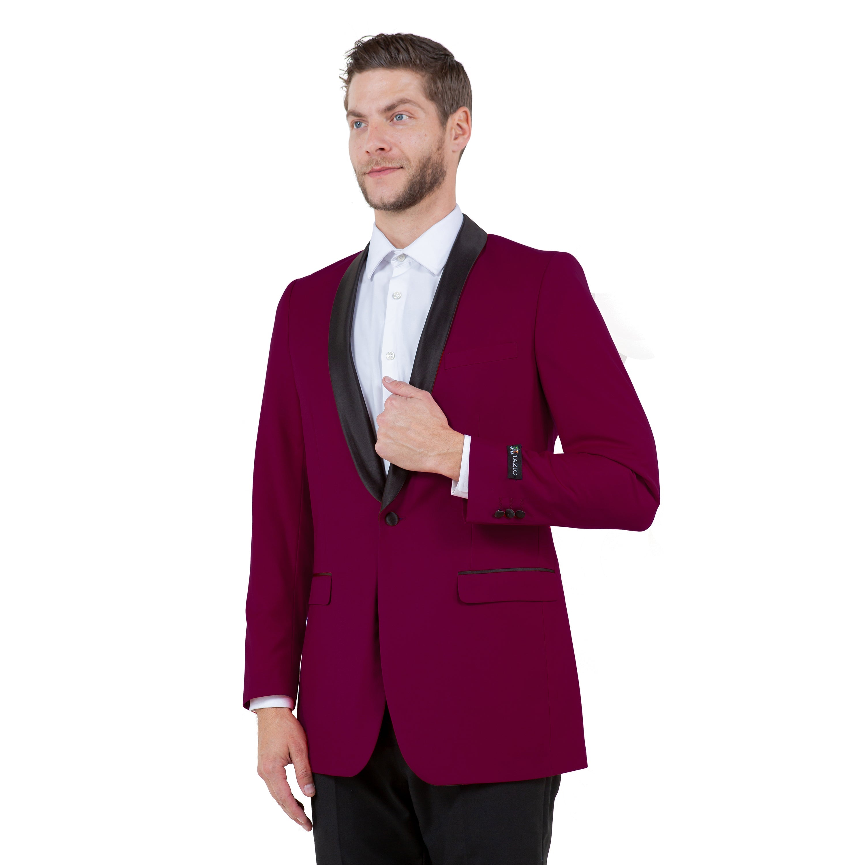 Men's Satin Textured Sport Coat Only