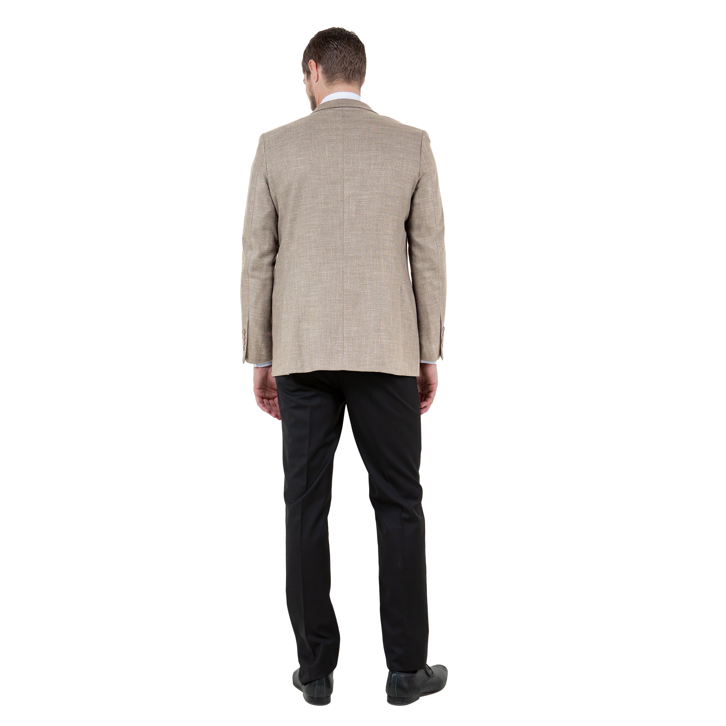 Mens Notch Lapel Blazer Only a Linen Look