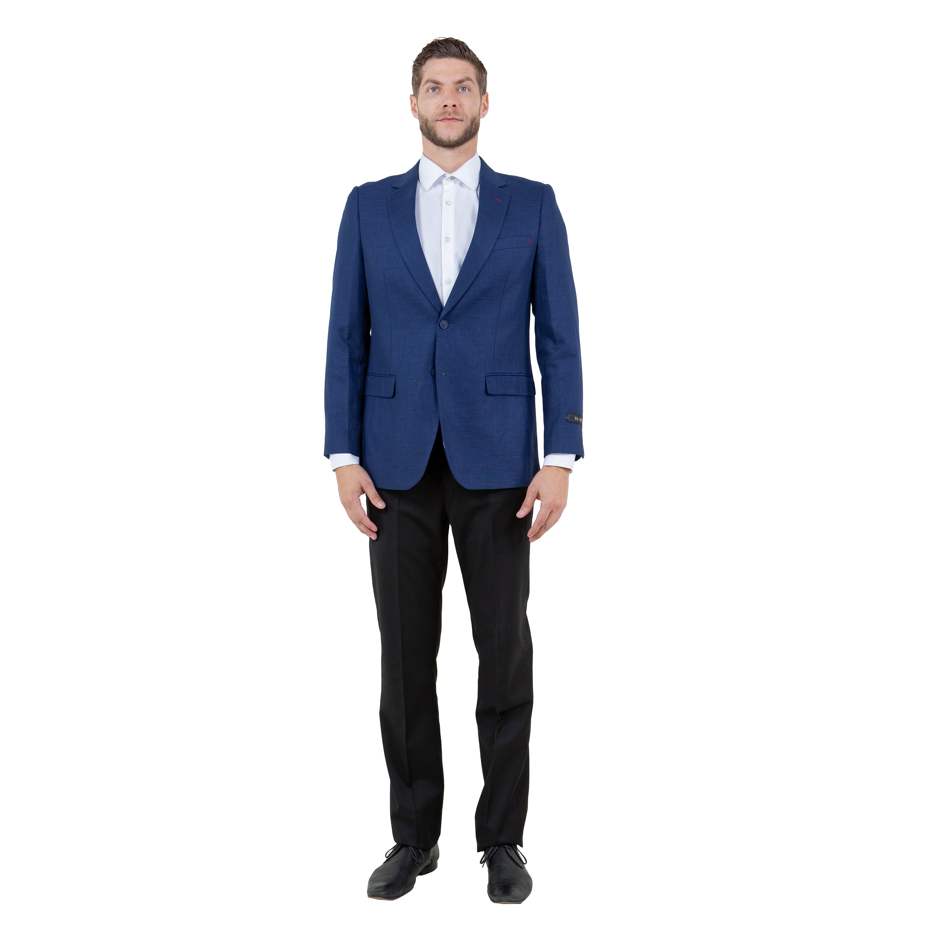 Mens Notch Lapel Blazer Only a Linen Look