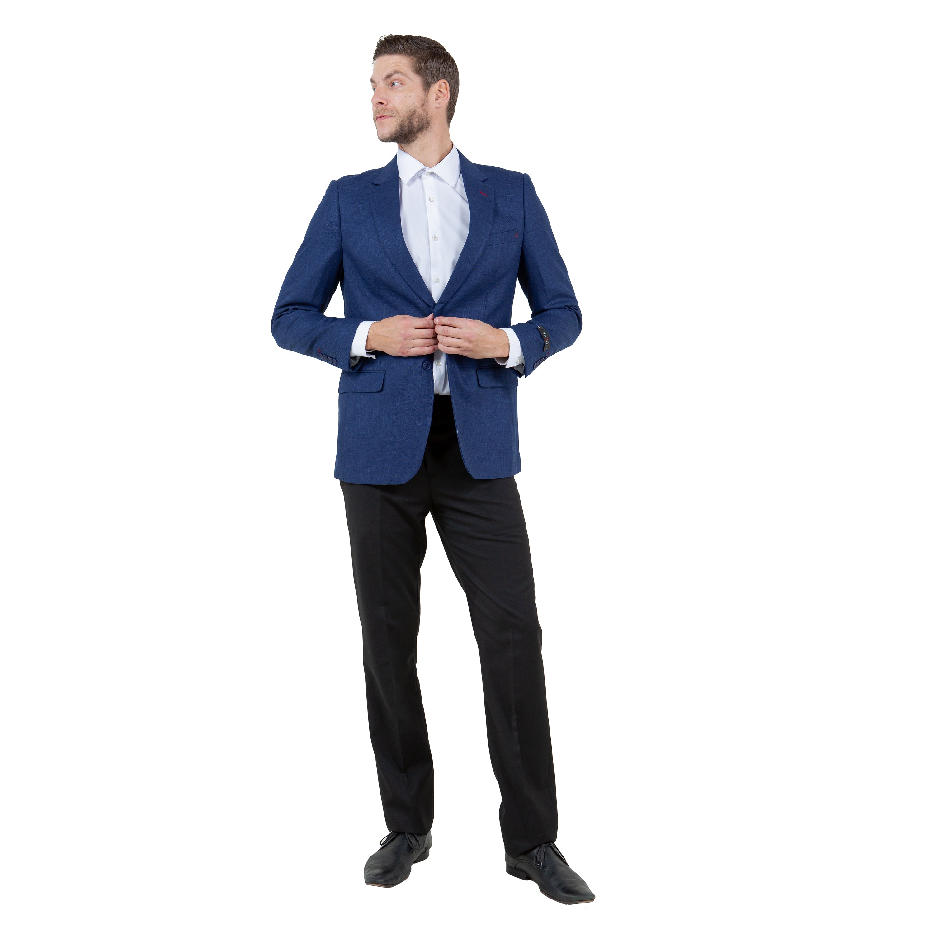 Mens Notch Lapel Blazer Only a Linen Look