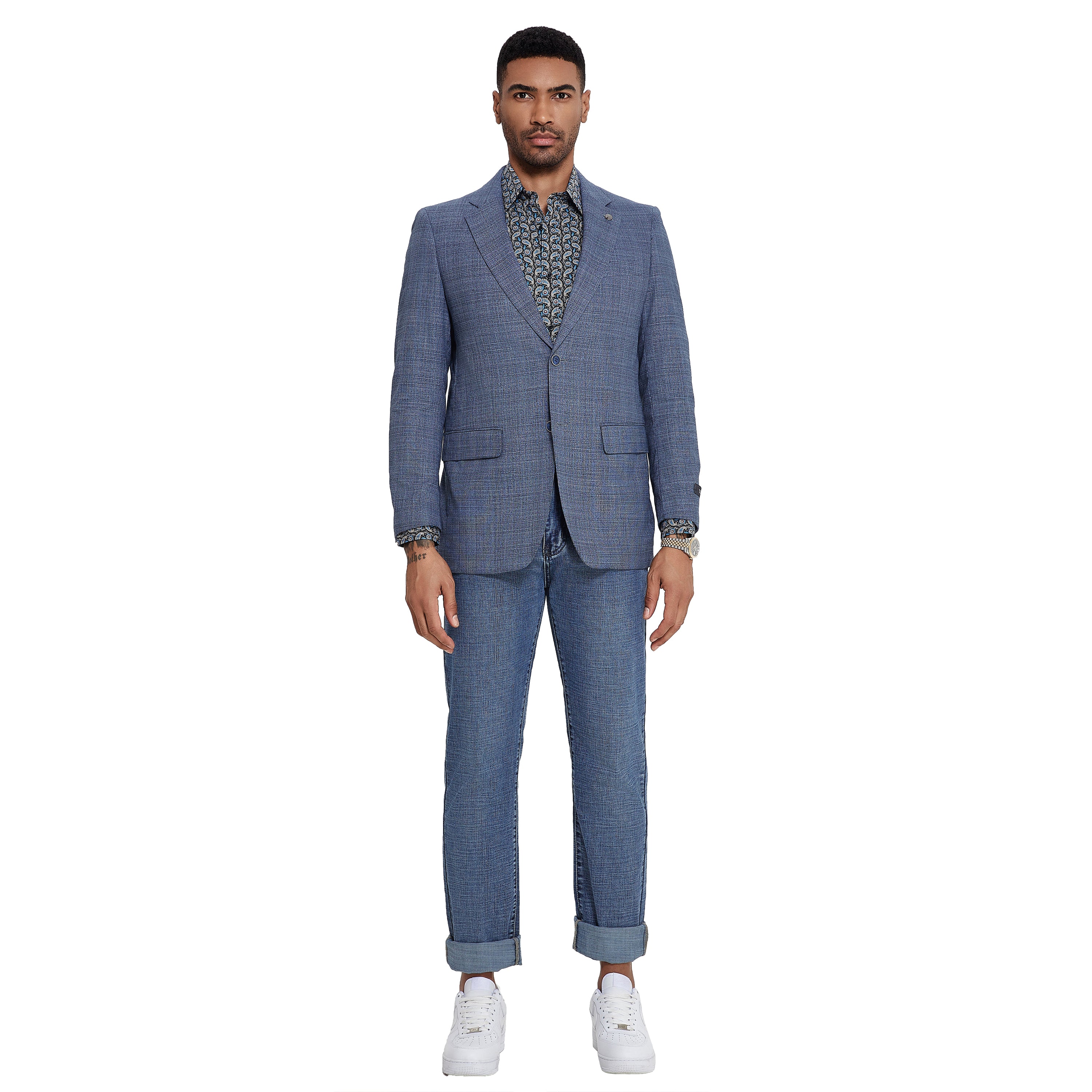 Men's Glen Check Slim-Fit Sport Coat Only