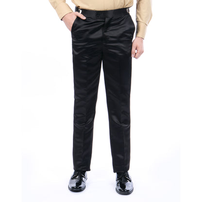 Bryan Michaels Mens Black Tuxedo Dress Pants MP108H-01