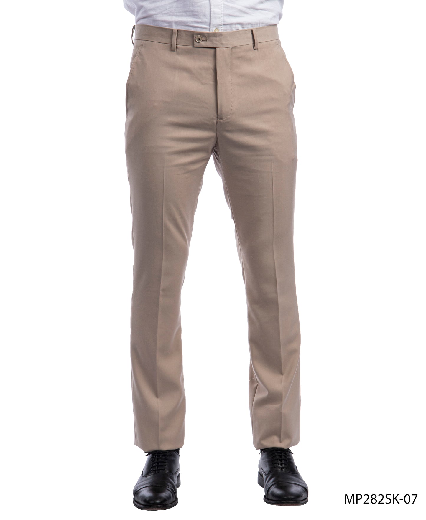 Sean Alexander Mens Mid Tan Performance Stretch Dress Pants MP282SK-07