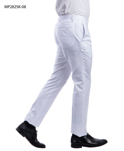 Sean Alexander Mens White Performance Stretch Dress Pants MP282SK-08