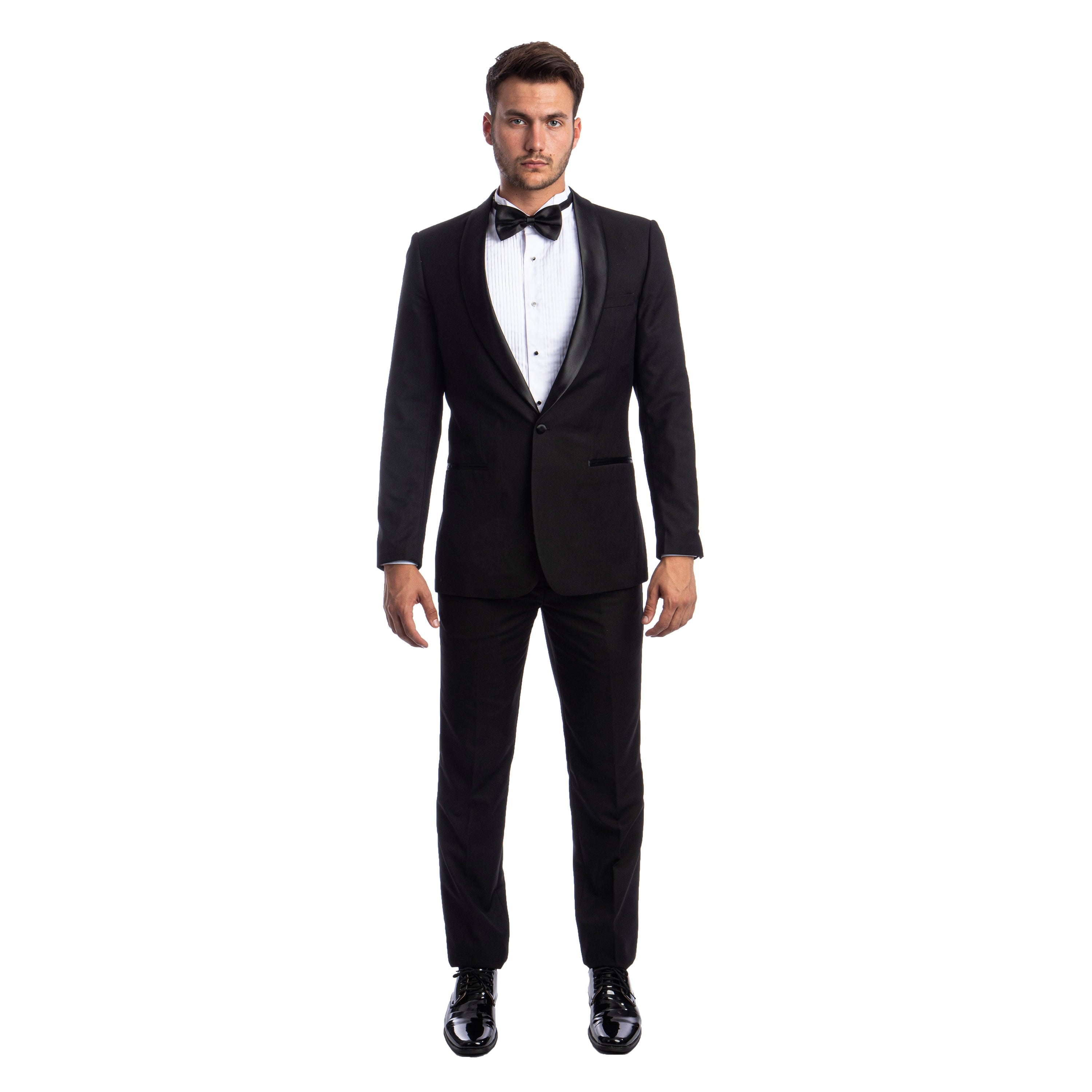 Men's 2pc Tuxedo Set W/ Satin Shawl Collar