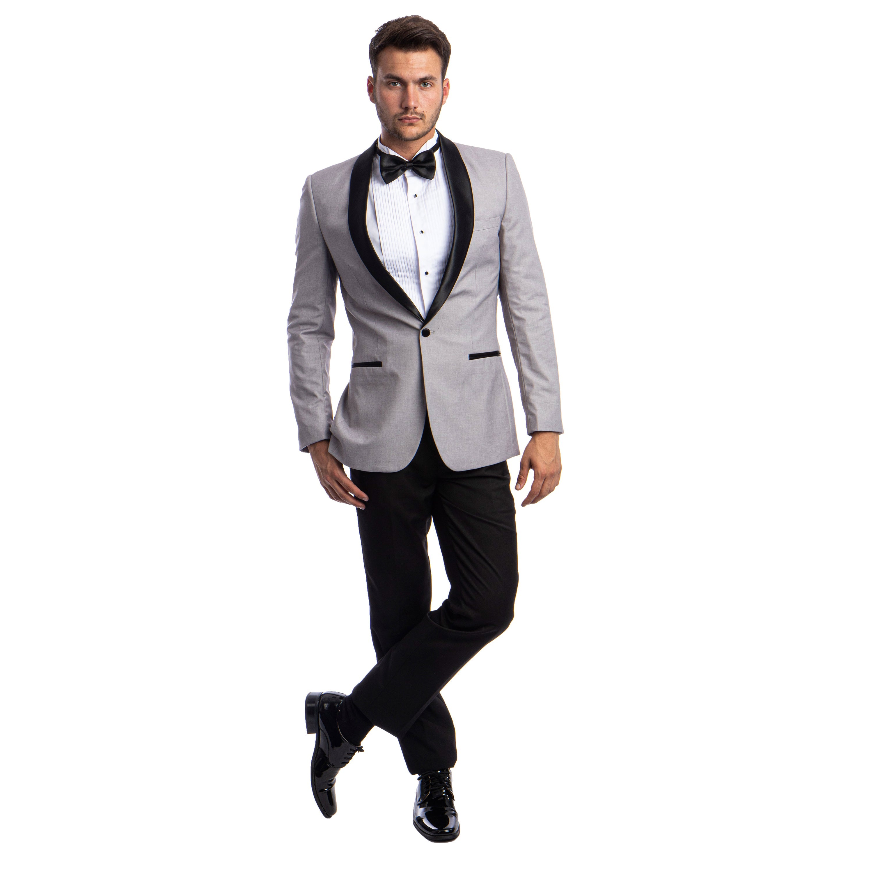 Men's 2pc Tuxedo Set W/ Satin Shawl Collar