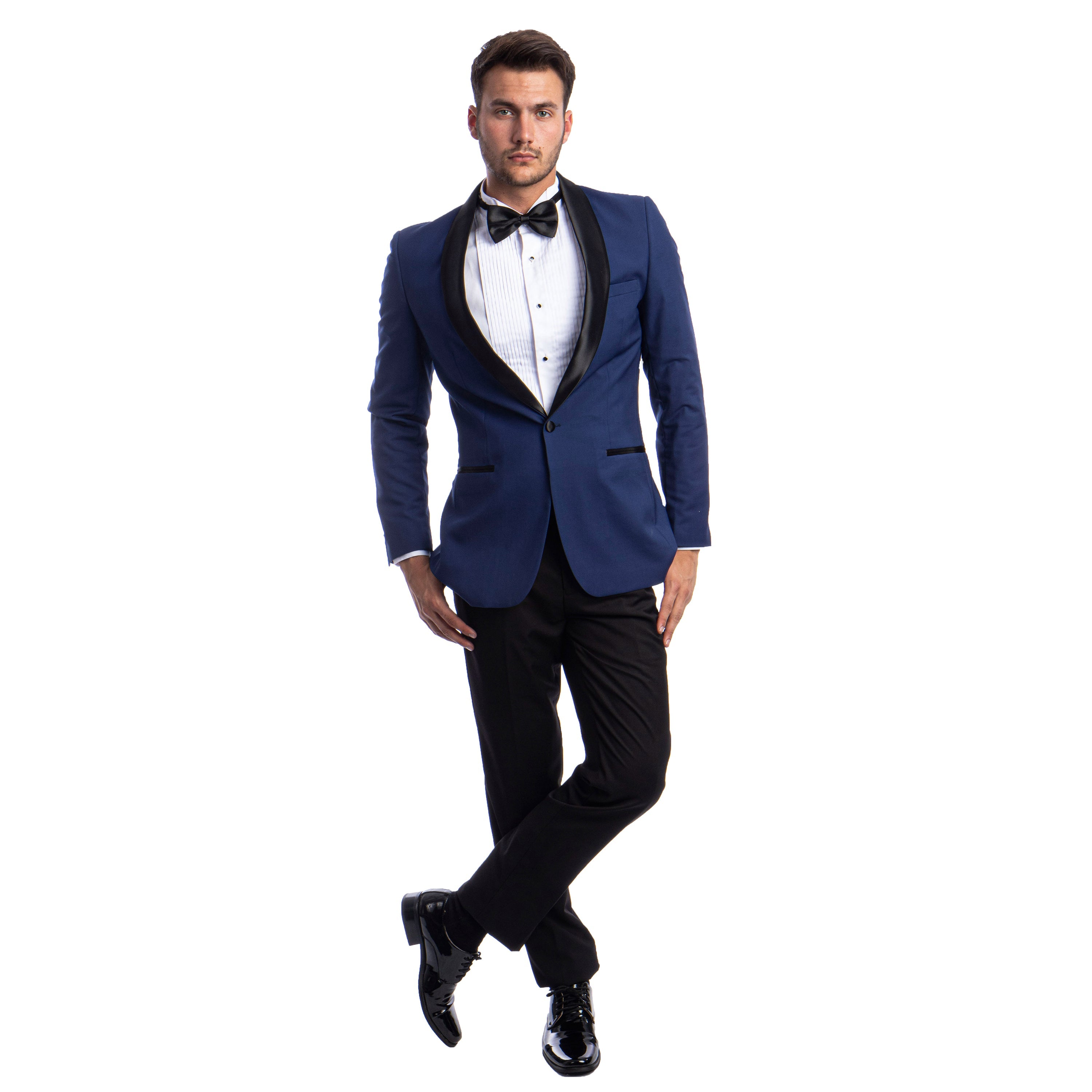 Men's 2pc Tuxedo Set W/ Satin Shawl Collar