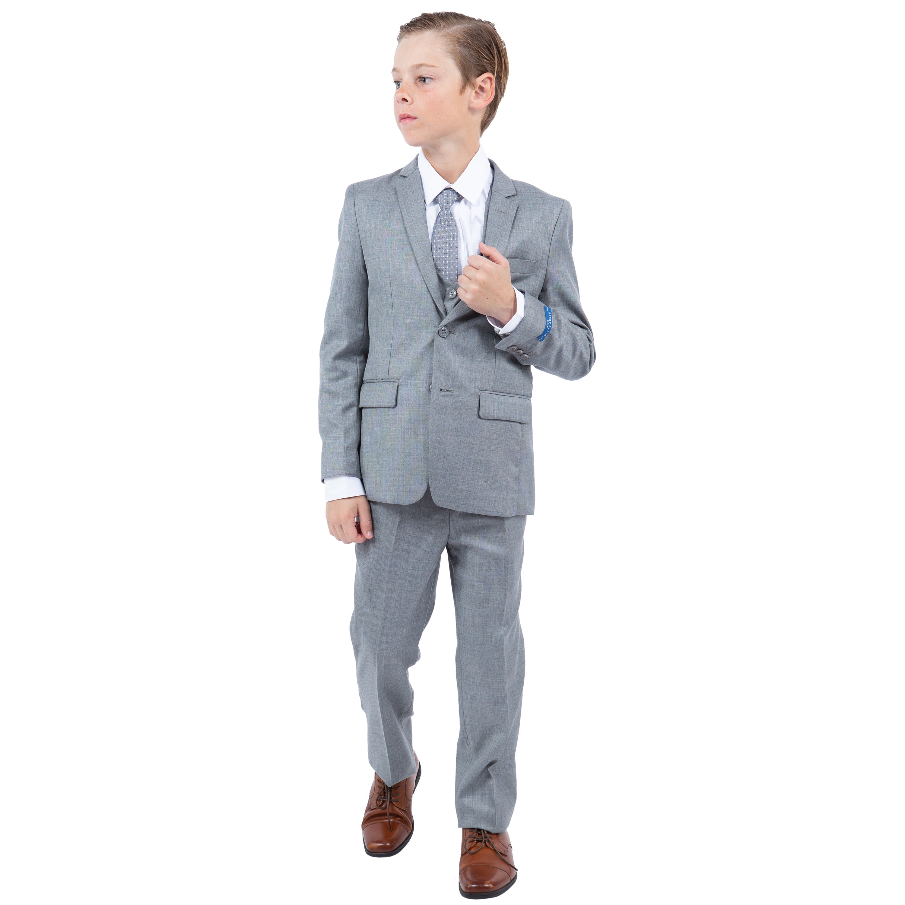 Perry Ellis Boy's Sharkskin 5pc Suit