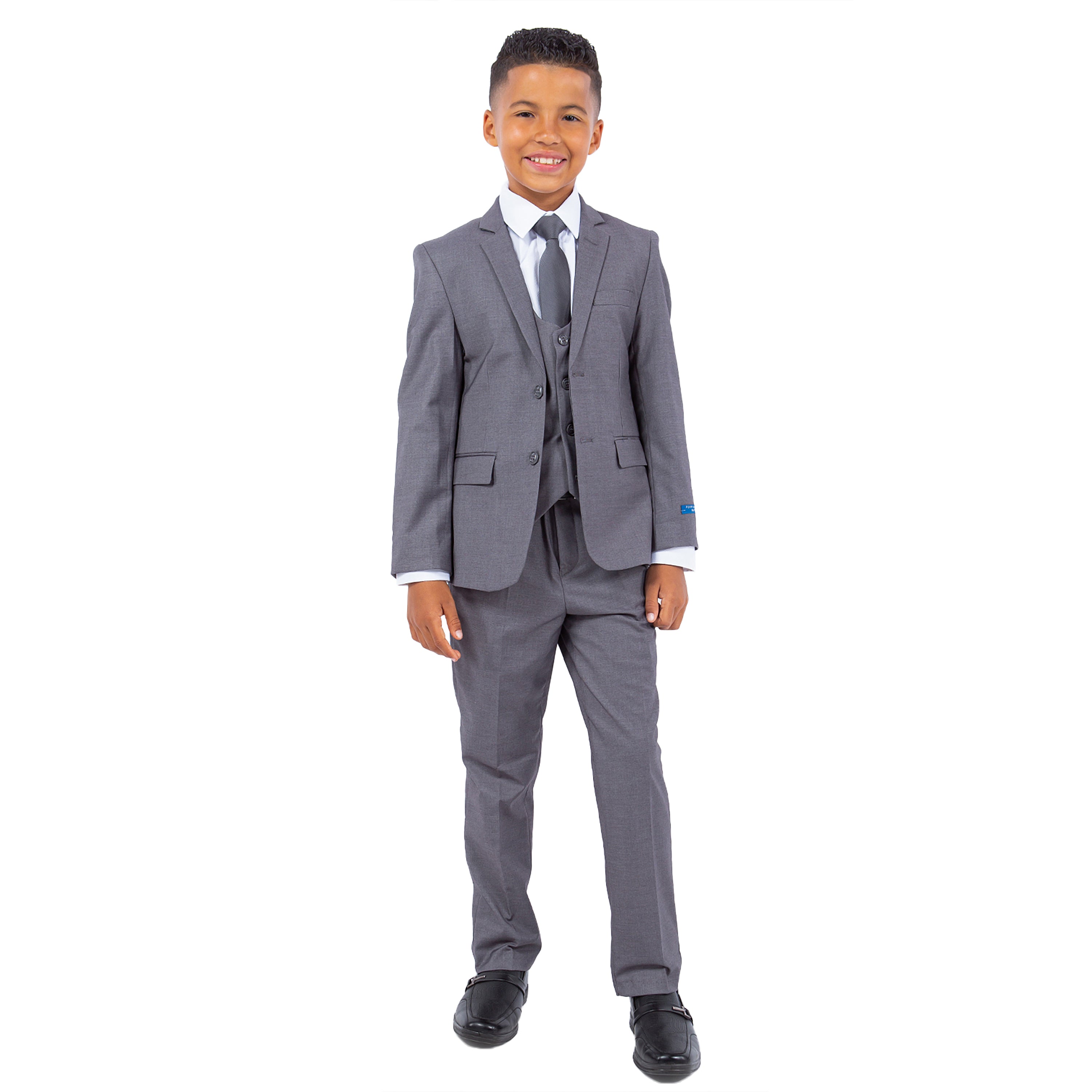 Perry Ellis Boy's 5pc Solid Suit