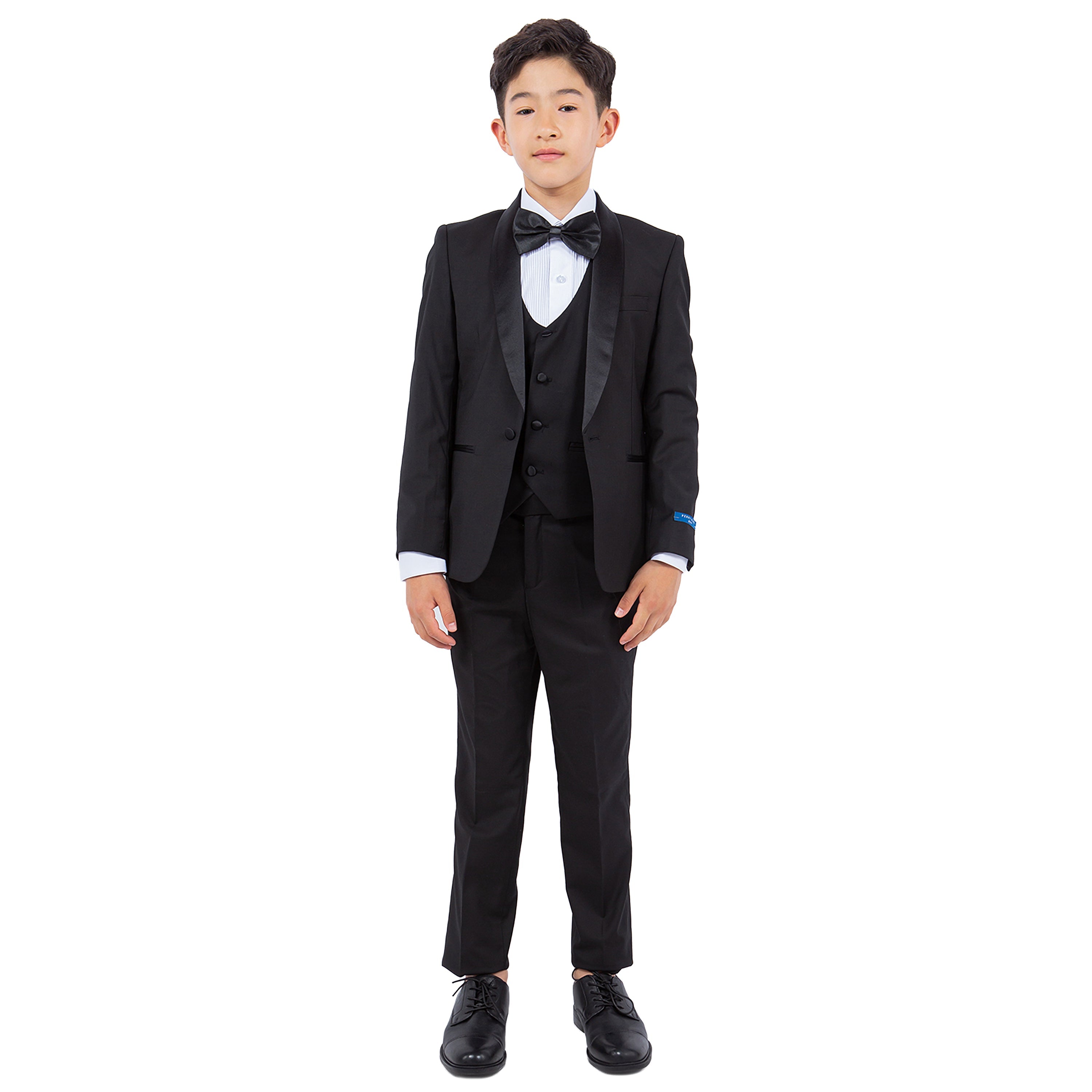 Perry Ellis Boy's 5pc Solid Tuxedo