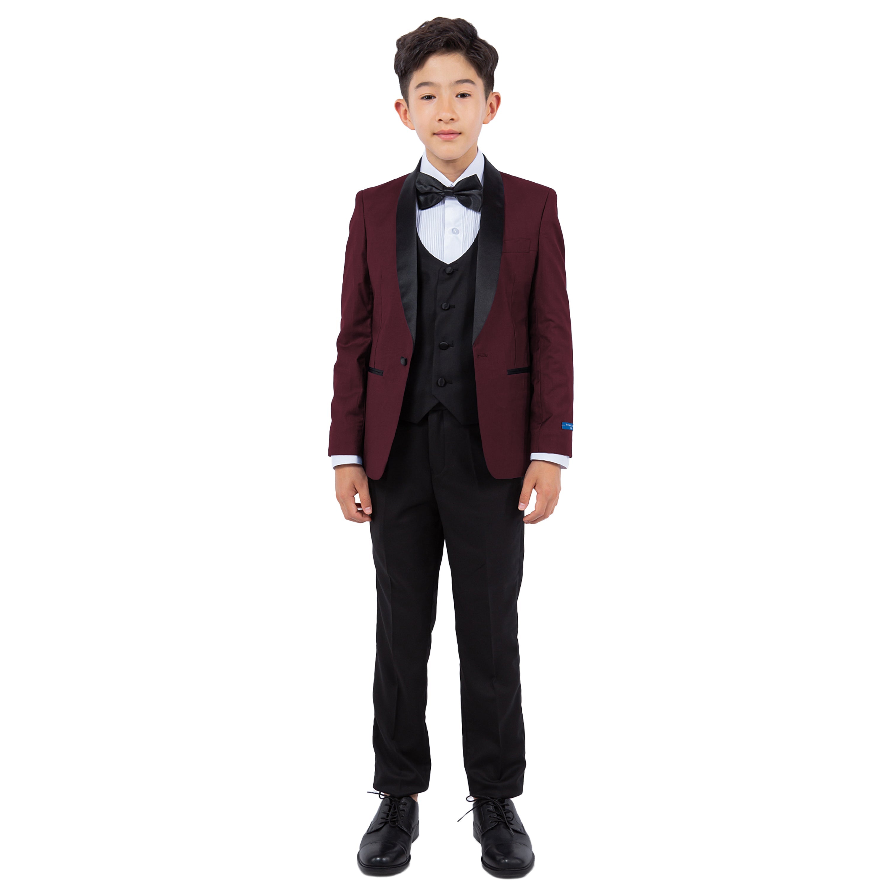 Perry Ellis Boy's 5pc Solid Tuxedo