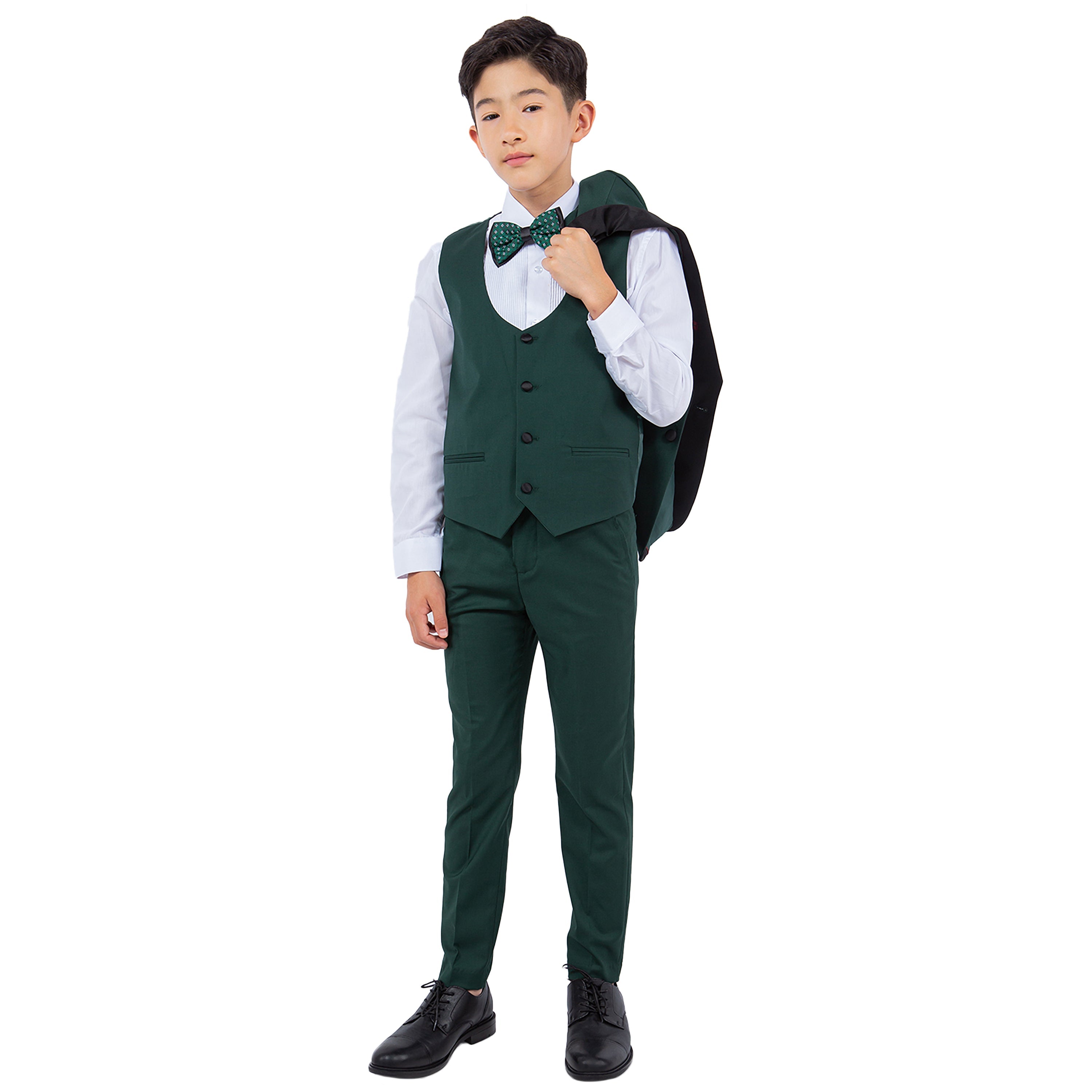 Stacy Adams Green 5 pc Tuxedo