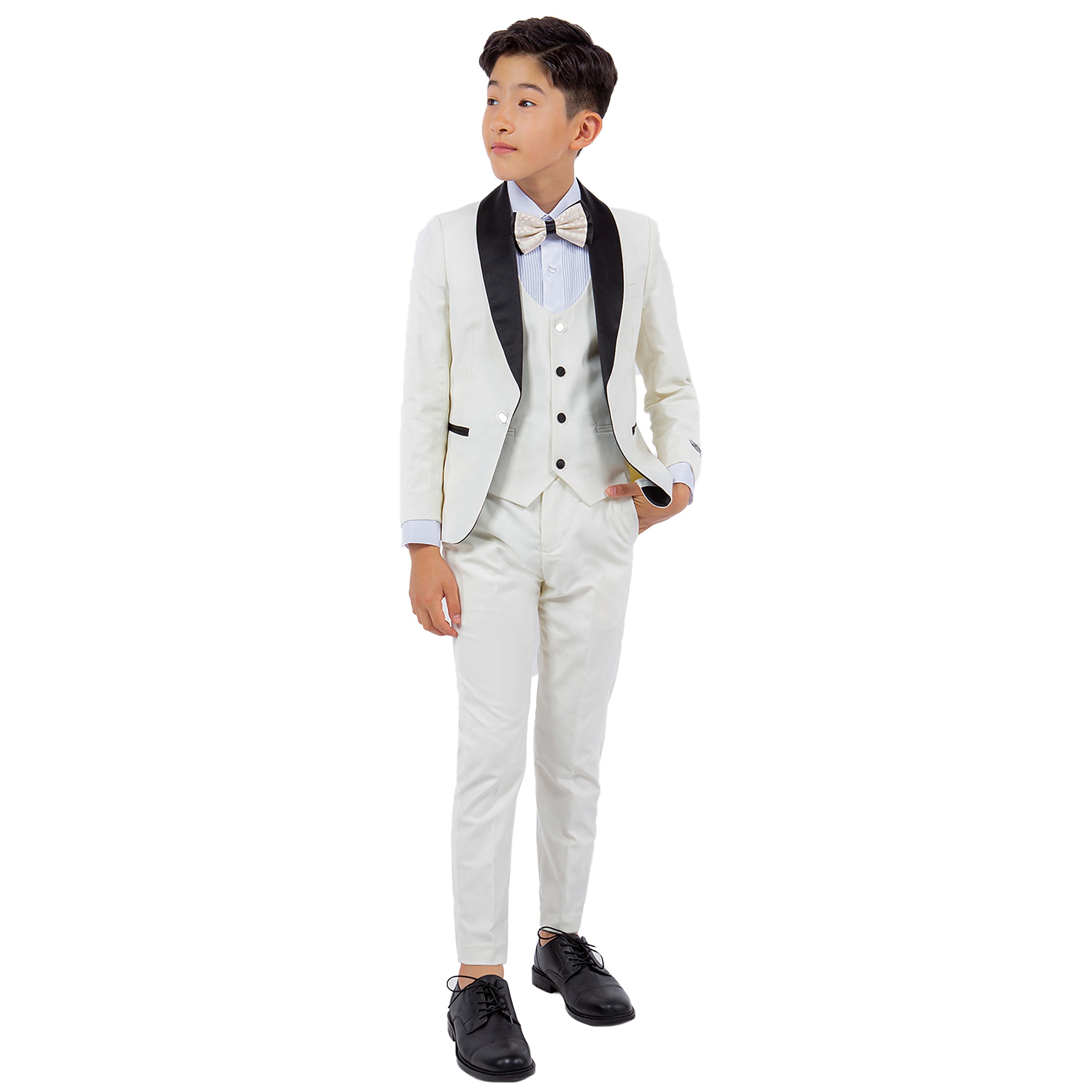 Stacy Adams Ivory 5 pc Tuxedo