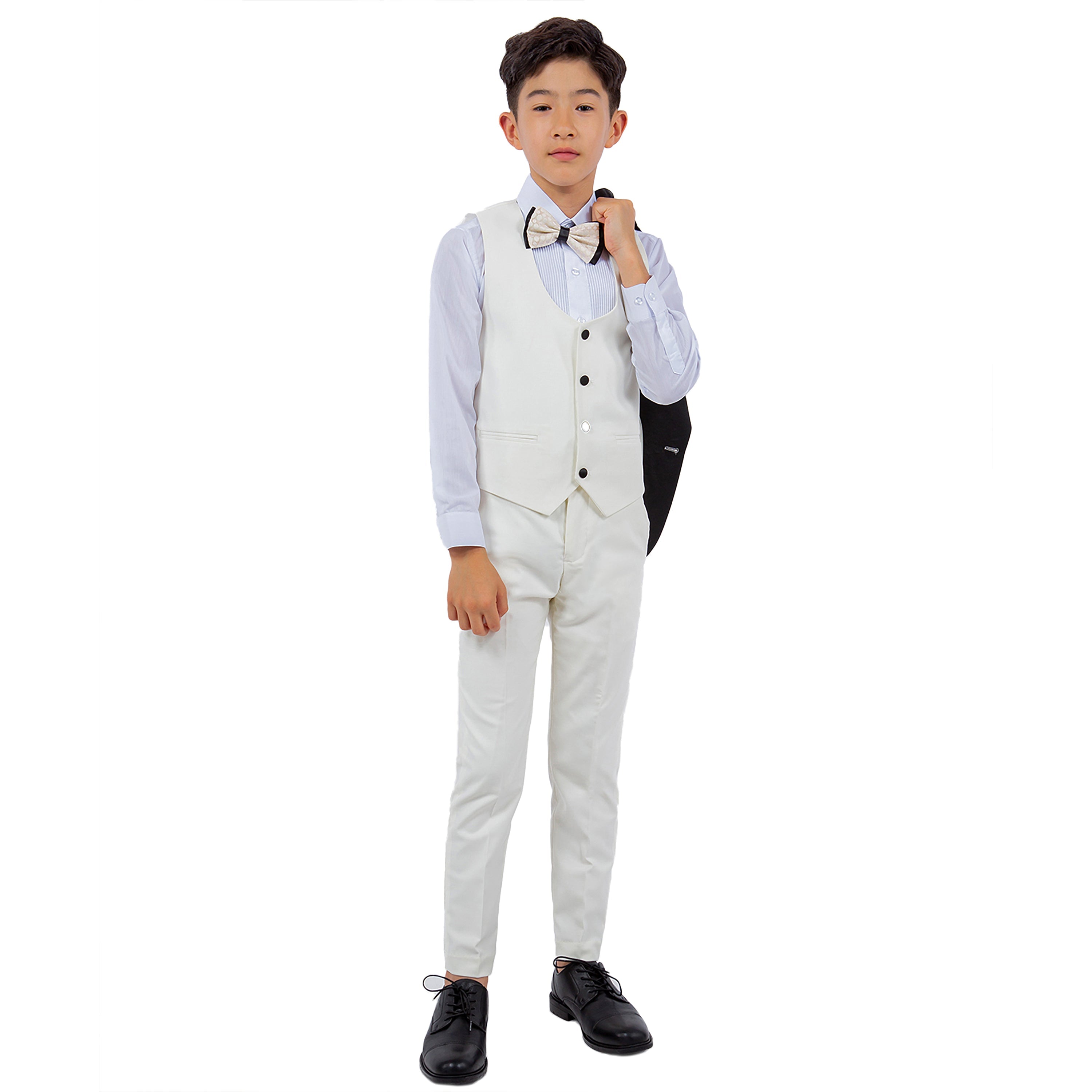 Stacy Adams Ivory 5 pc Tuxedo