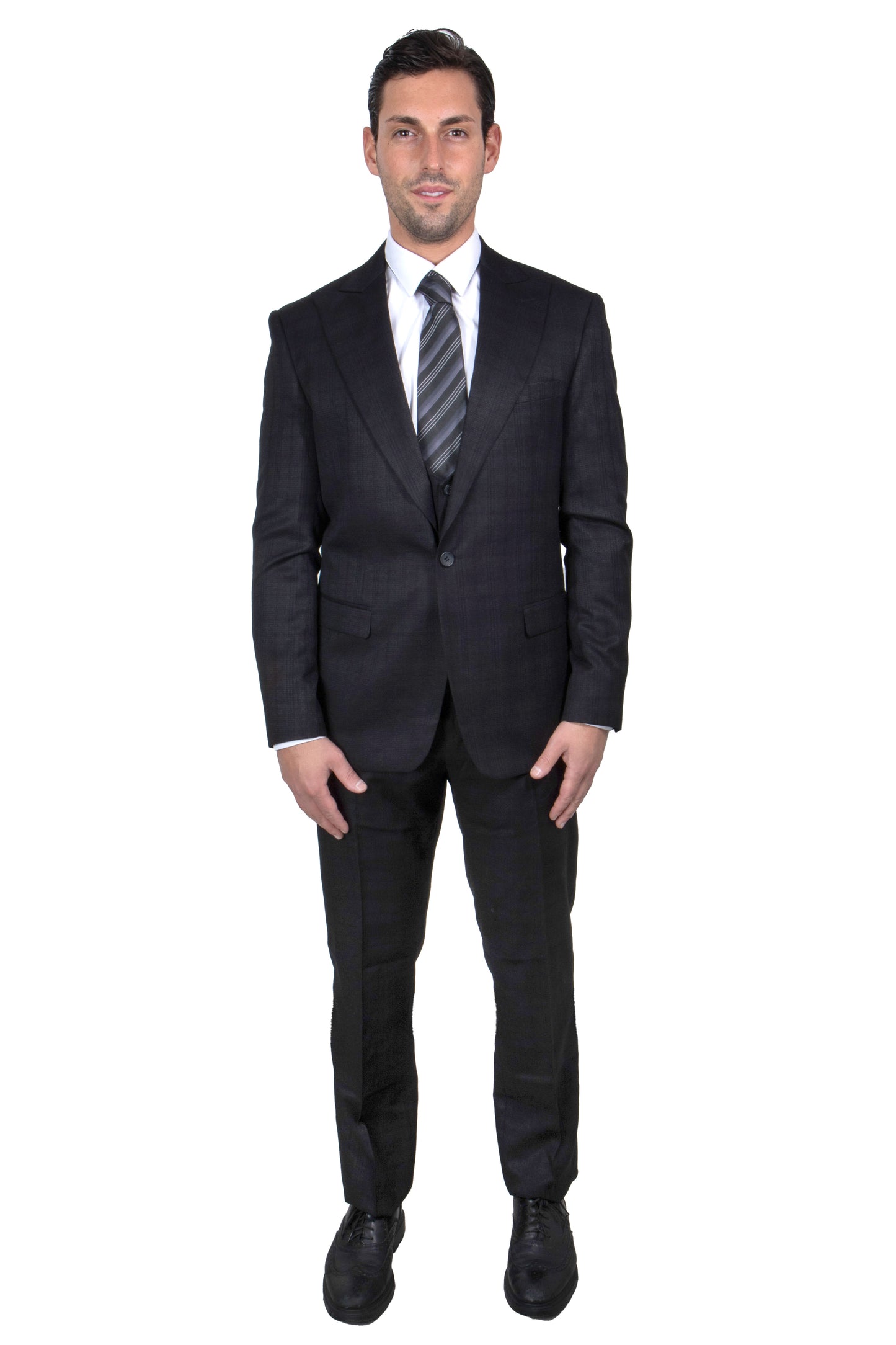 Black Stacy Adams Suits SM101H1-01