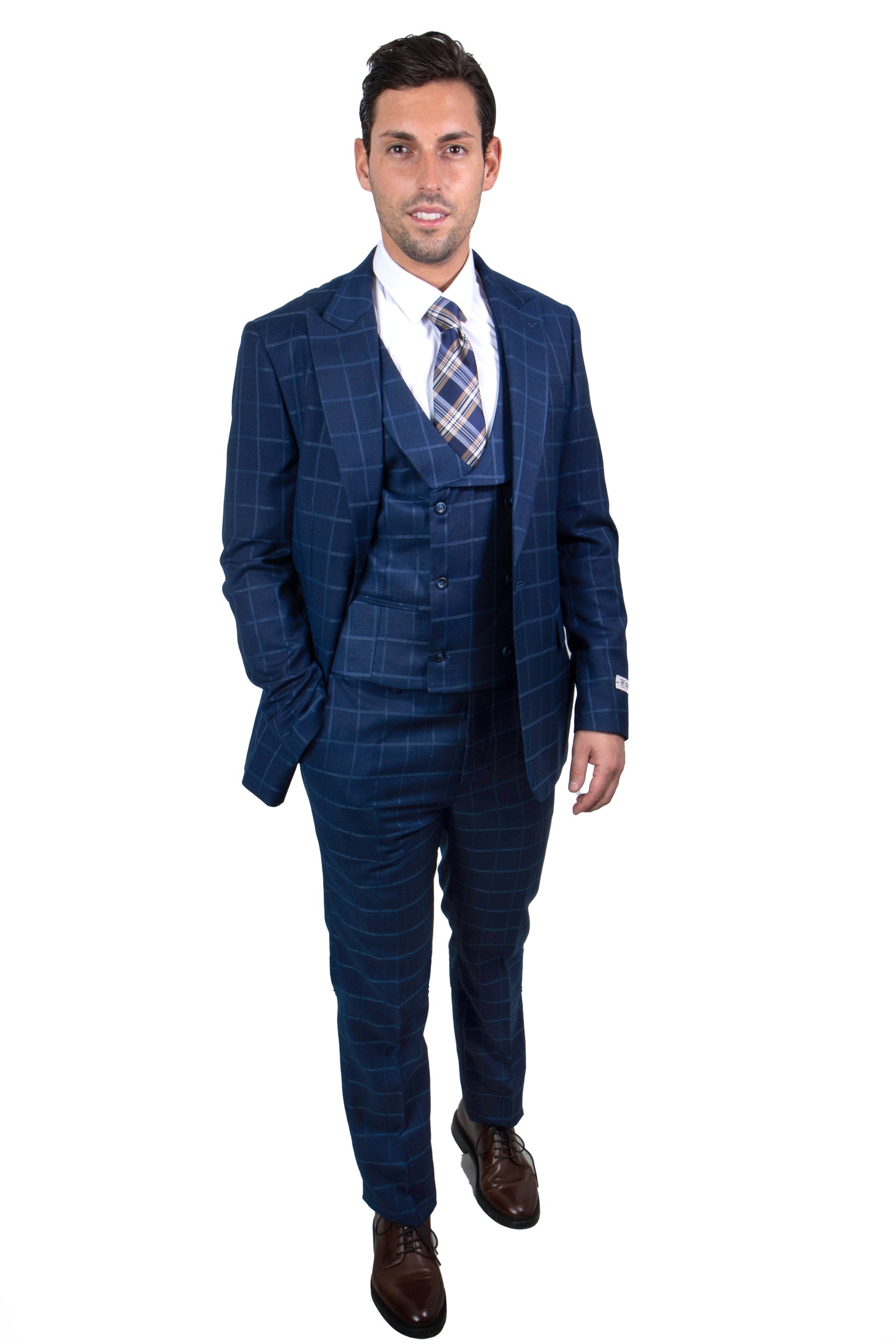 Blue Stacy Adams Suits SM112H1-01