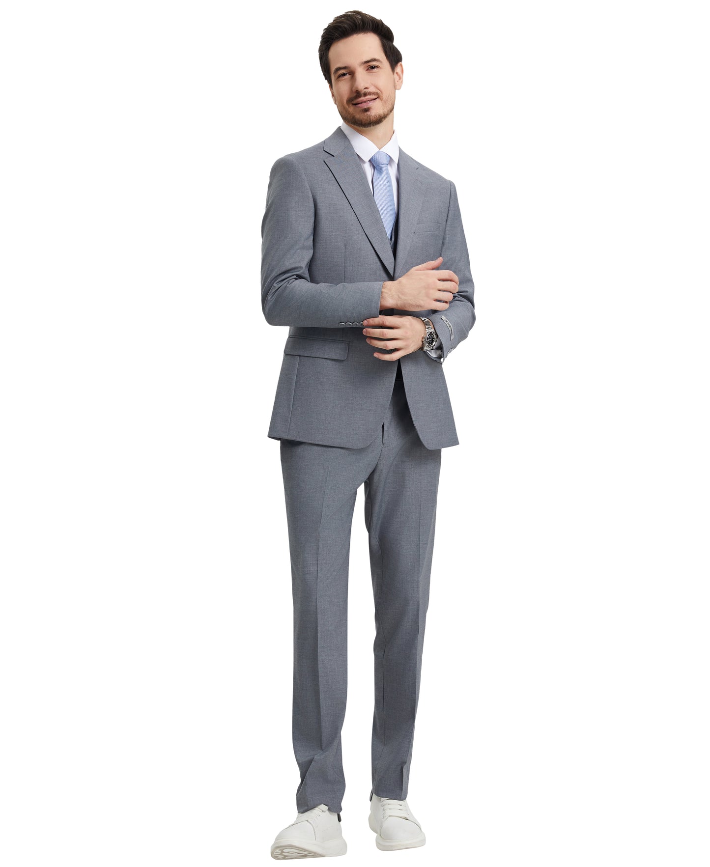 Medium Grey Stacy Adams Suits SM282H1-09