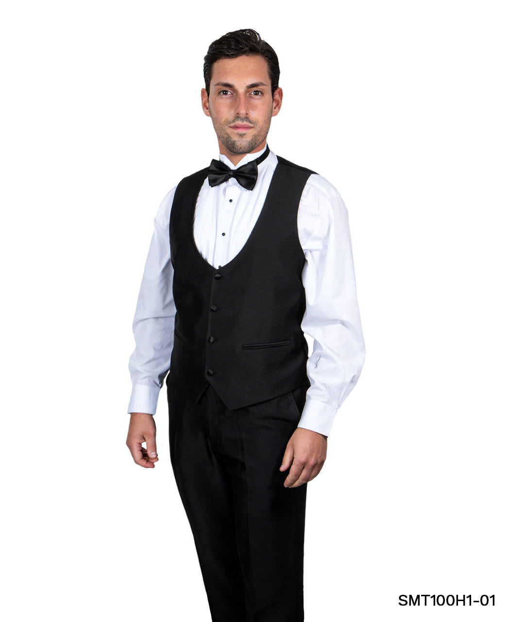 Stacy Adams One-Button Tuxedo Jacket with Satin Peak Lapel