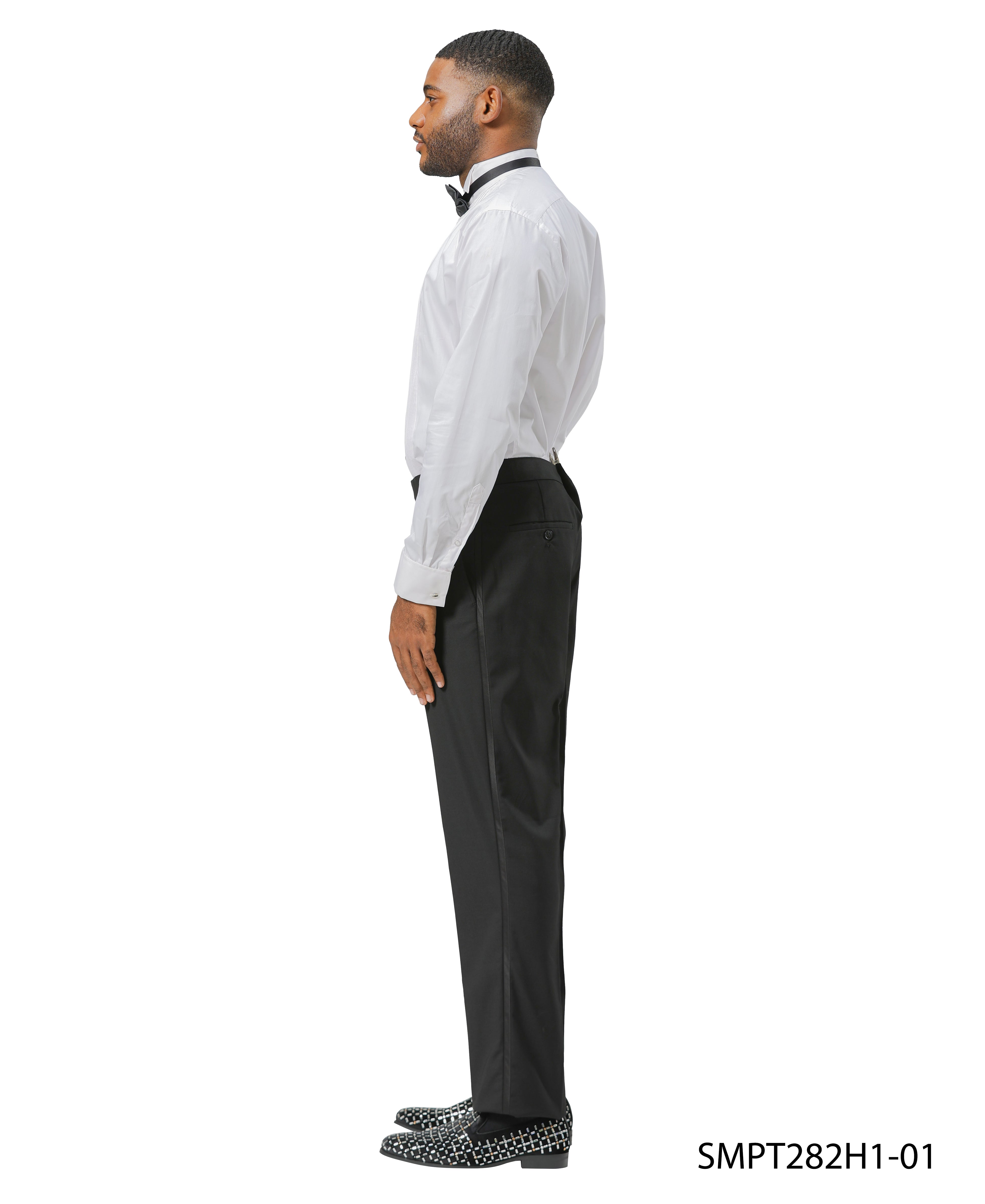 Solid Tuxedo Dress Pants By Stacy Adams