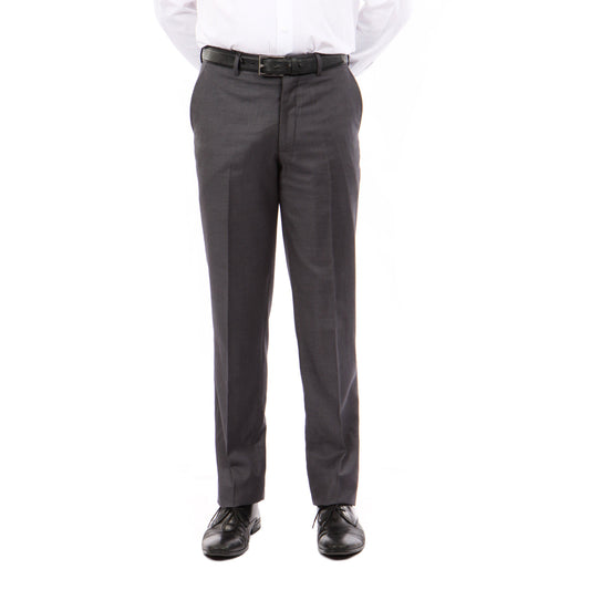 Tazio Mens DK Grey Slim Fit Stretch Dress Pants MP100S-13