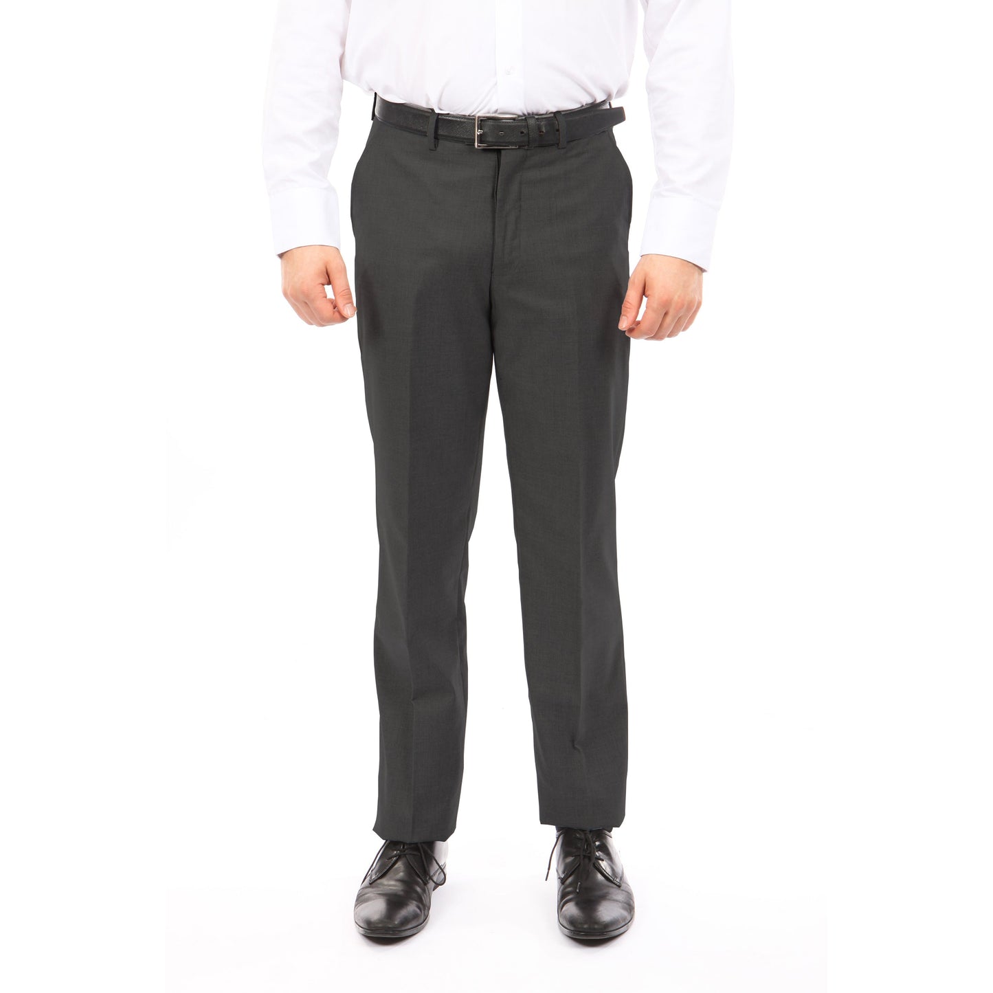 Tazio Mens Grey Slim Fit Stretch Dress Pants MP100S-14