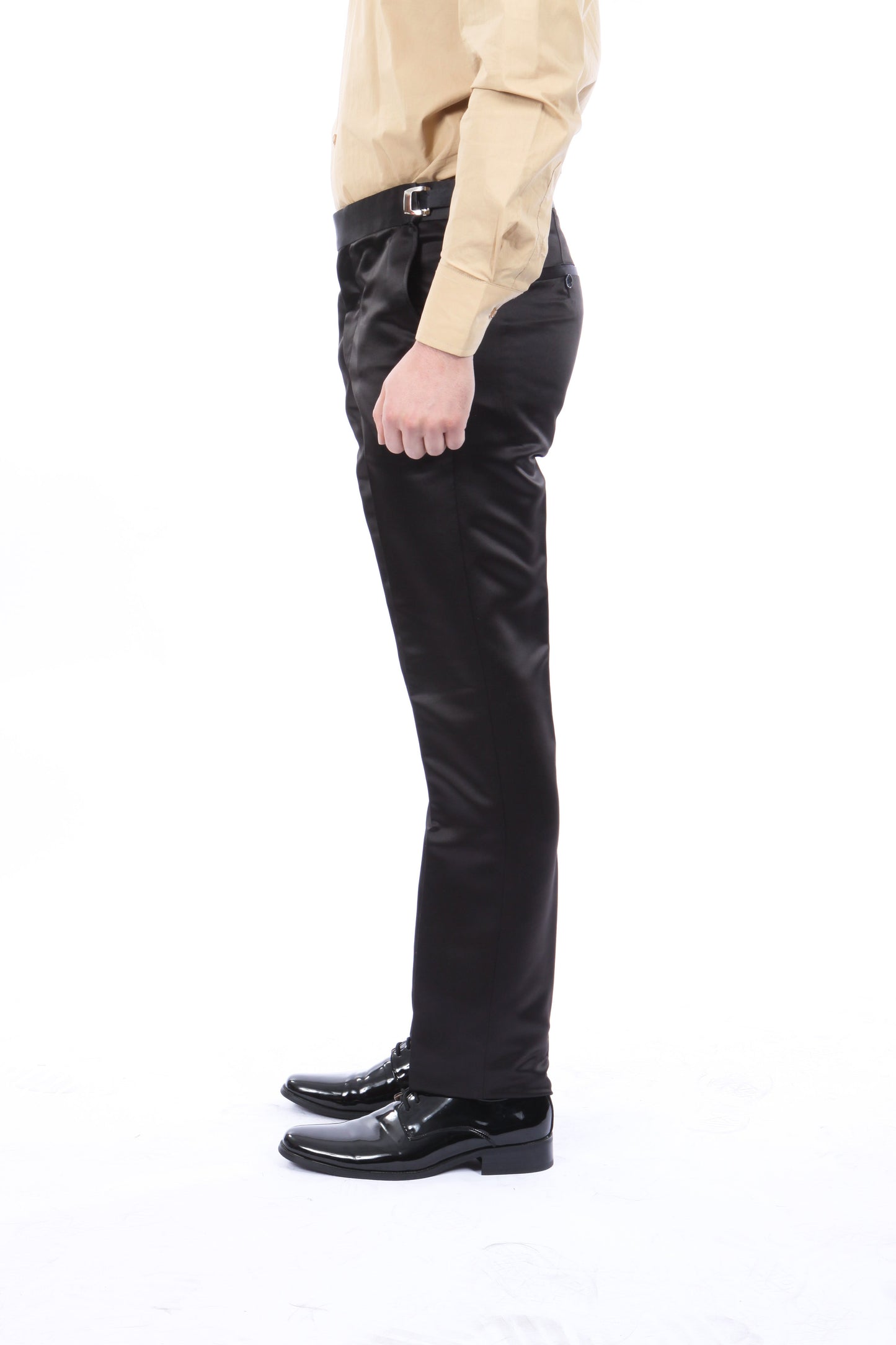 Bryan Michaels Mens Black Tuxedo Dress Pants MP108H-01