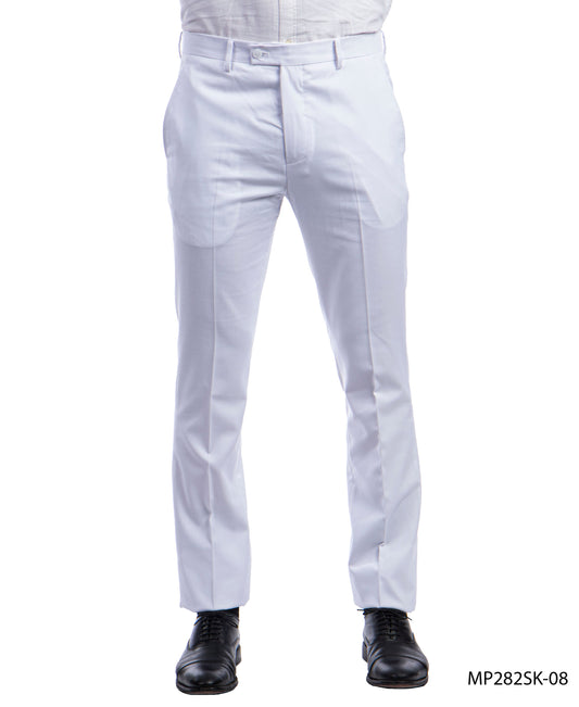 Sean Alexander Mens White Performance Stretch Dress Pants MP282SK-08