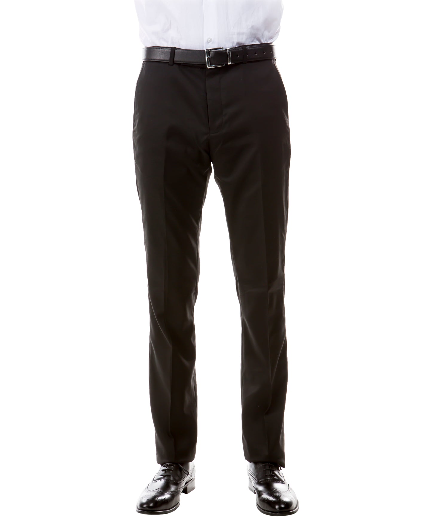 Black Zegarie Suit Separates Solid Men's Dress Pants