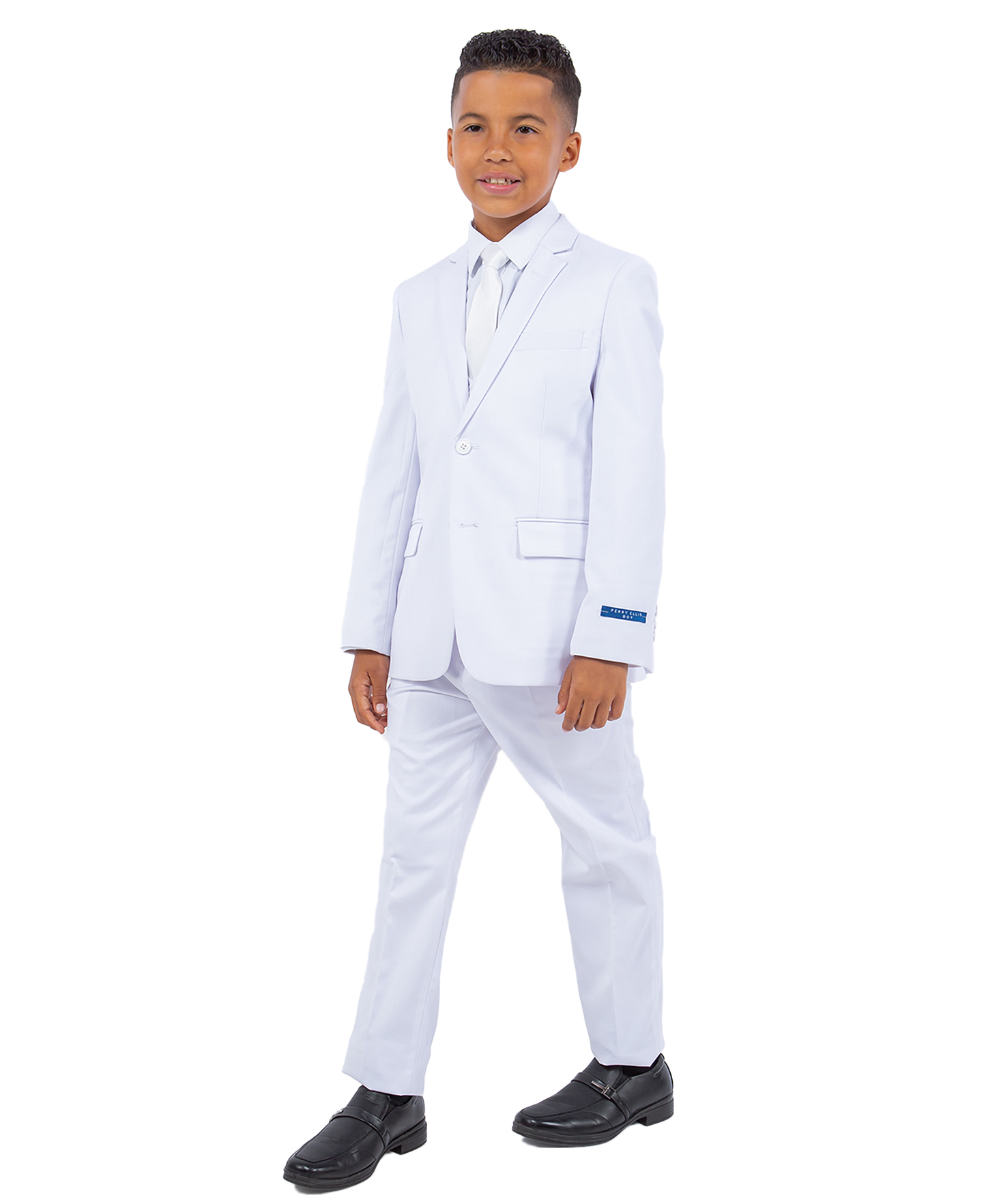 Boys White Perry Ellis Boys Suit PB363-04